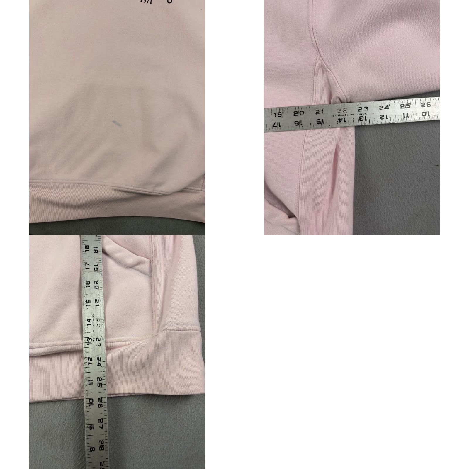 Pinko The Black Dog Hoodie Women M Pink Pullover Crew Neck Cotton Blended Fabric Logo Heavyweight Size M / US 6-8 / IT 42-44 - 9 Thumbnail