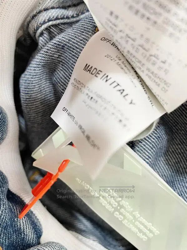 Off-White Off-White Light Blue Denim Casual Pants . Size US 27 - 5 Thumbnail