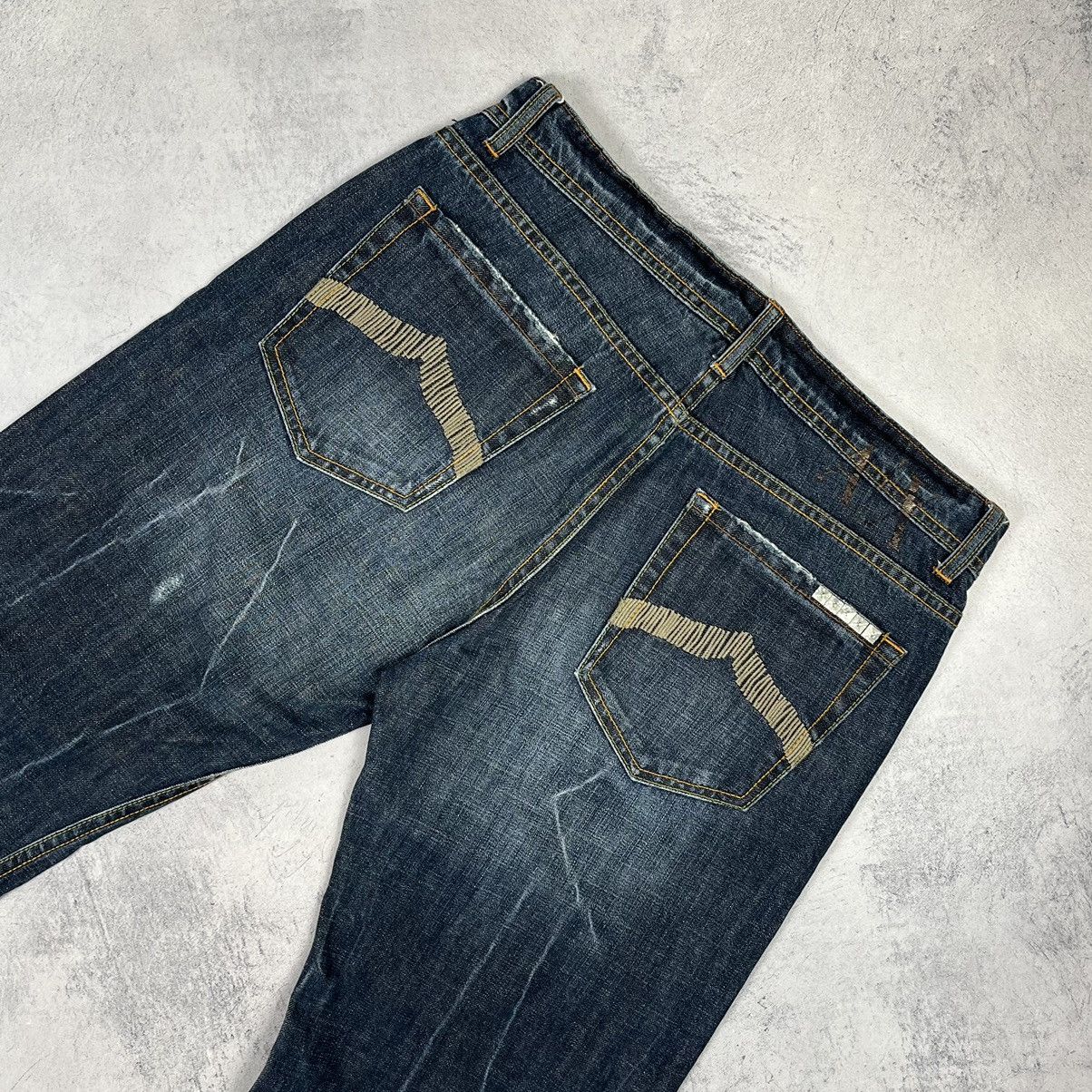 Emporio Armani Vintage Armani Exchange rare big logo jeans 90’s Size US 34 / EU 50 - 2 Thumbnail