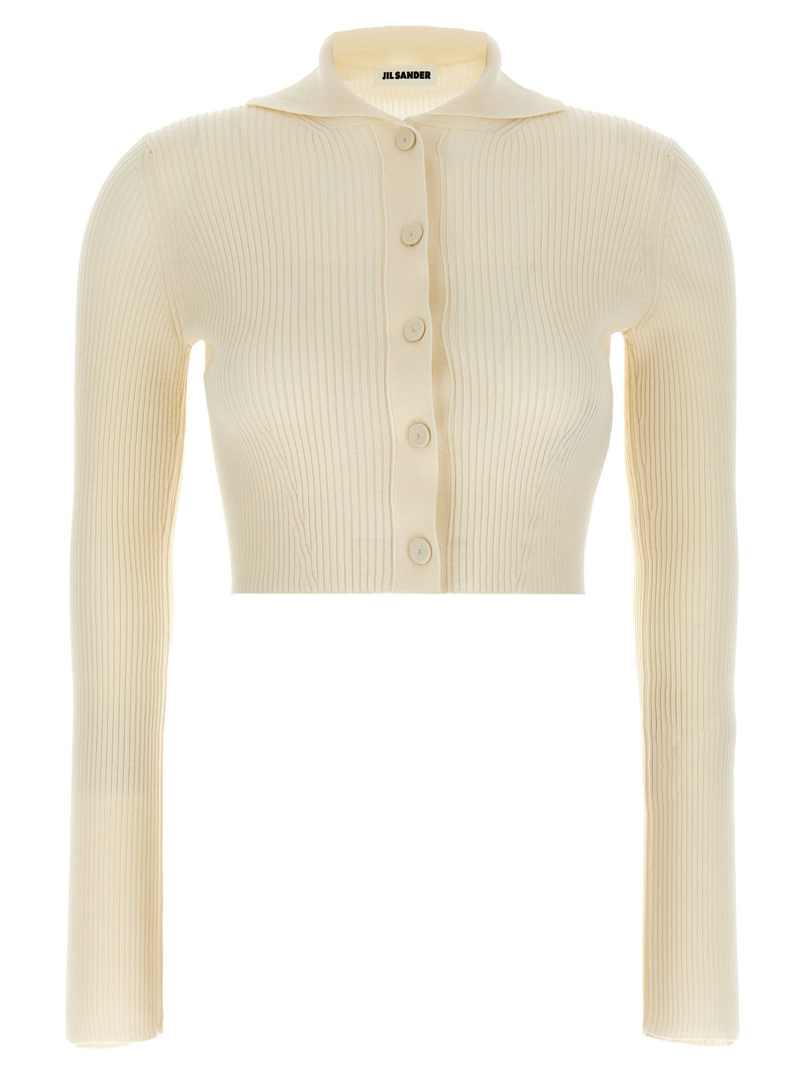 Jil Sander Ribbed Cardigan Size S / US 4 / IT 40 - 1 Thumbnail