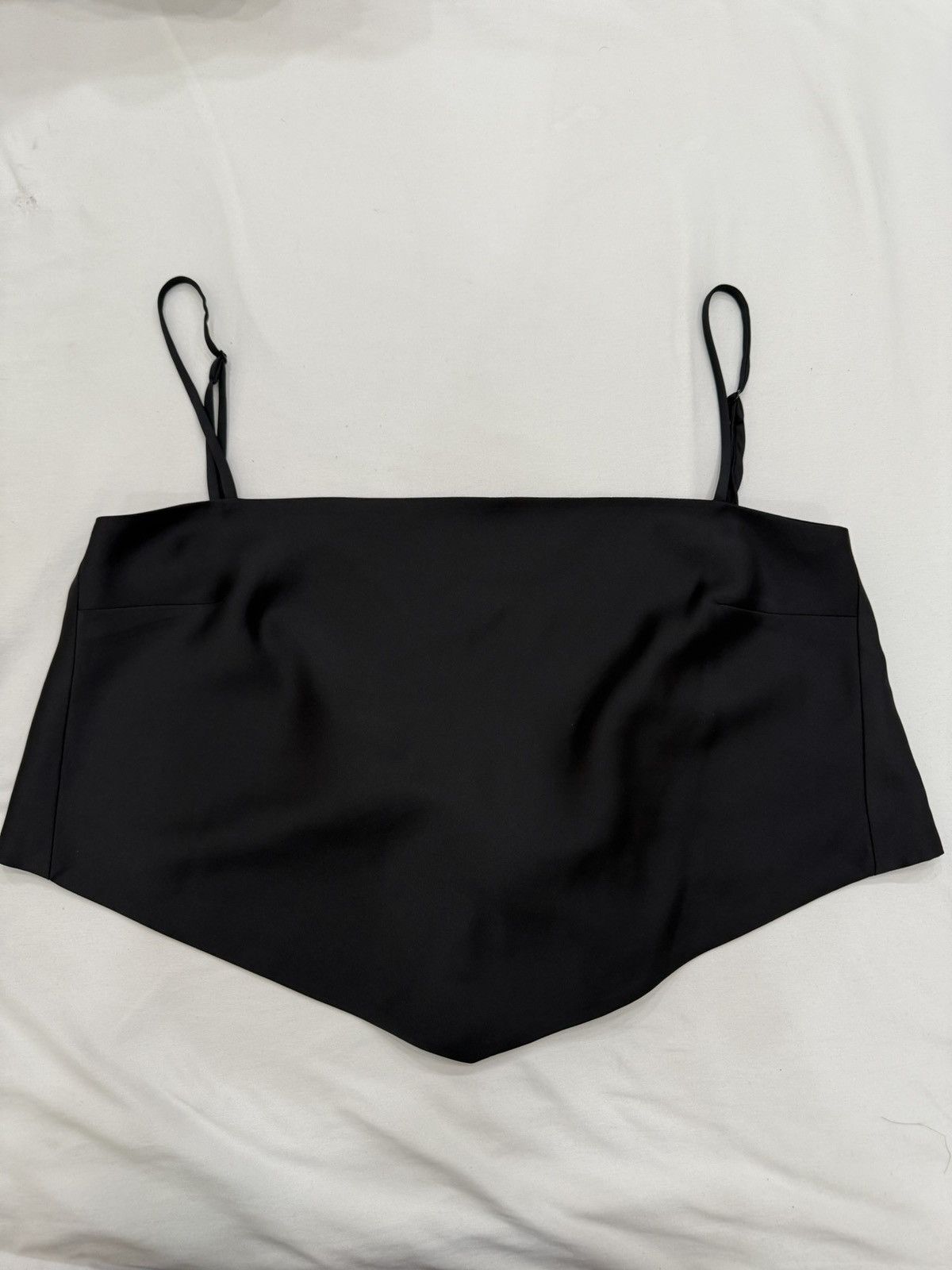 Aritzia Aritzia Sunday Best Black Satin Back Tie me Size M / US 6-8 / IT 42-44 - 1 Thumbnail