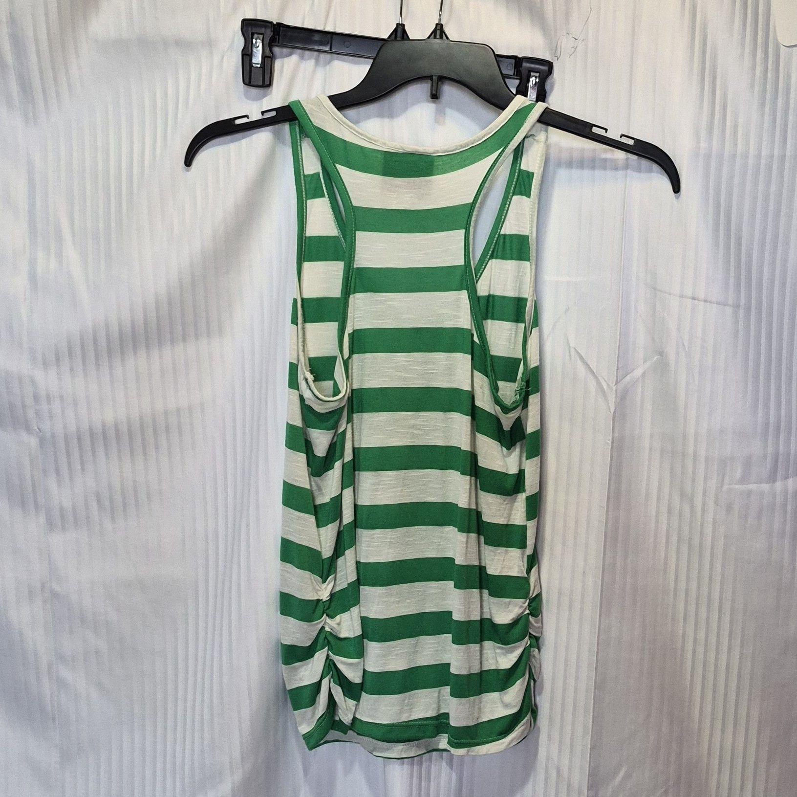 Other Pink Rose Med Green and White Striped Racerback Tank Size M / US 6-8 / IT 42-44 - 4 Thumbnail
