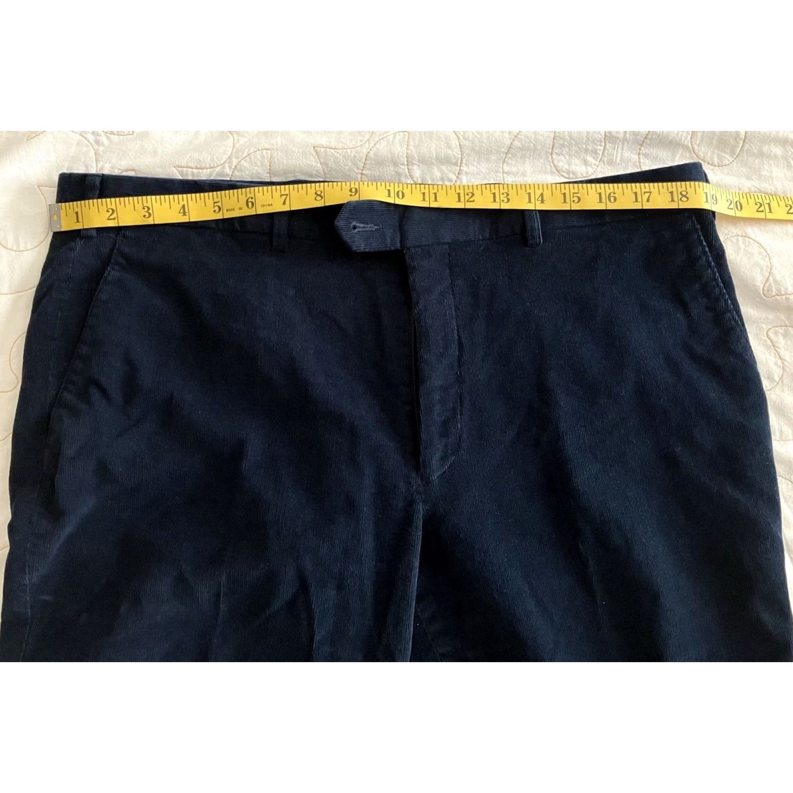 Ralph Lauren Ralph Lauren Blue Corduroy Pants Men 38x30 Corduroy Flat Front Straight Leg Regular Fit Chino Classic Preppy Mens Size US 38 / EU 54 - 5 Thumbnail