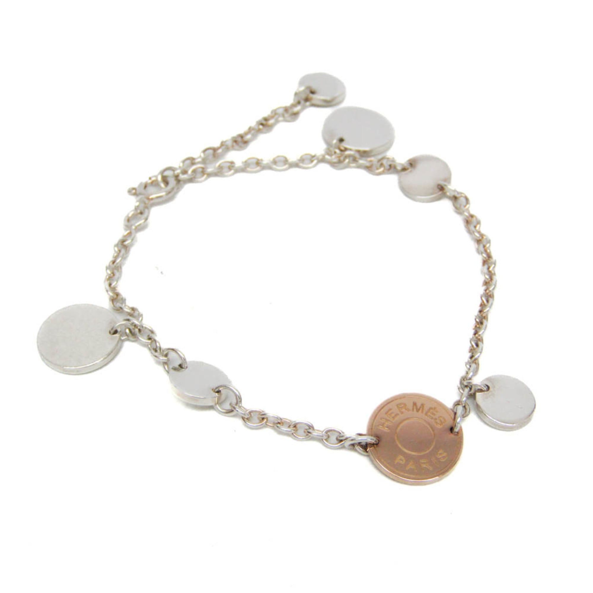 Hermes Hermes Confetti Serie Pink Gold (18K),Silver 925 Charm Bracelet Silver,Pink Gold Size ONE SIZE - 1 Thumbnail