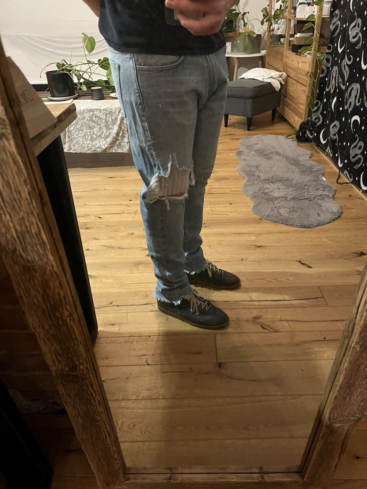 424 ❗️RARE❗️424 Fairfax Bandana Denim Jeans Size US 34 / EU 50 - 4 Thumbnail