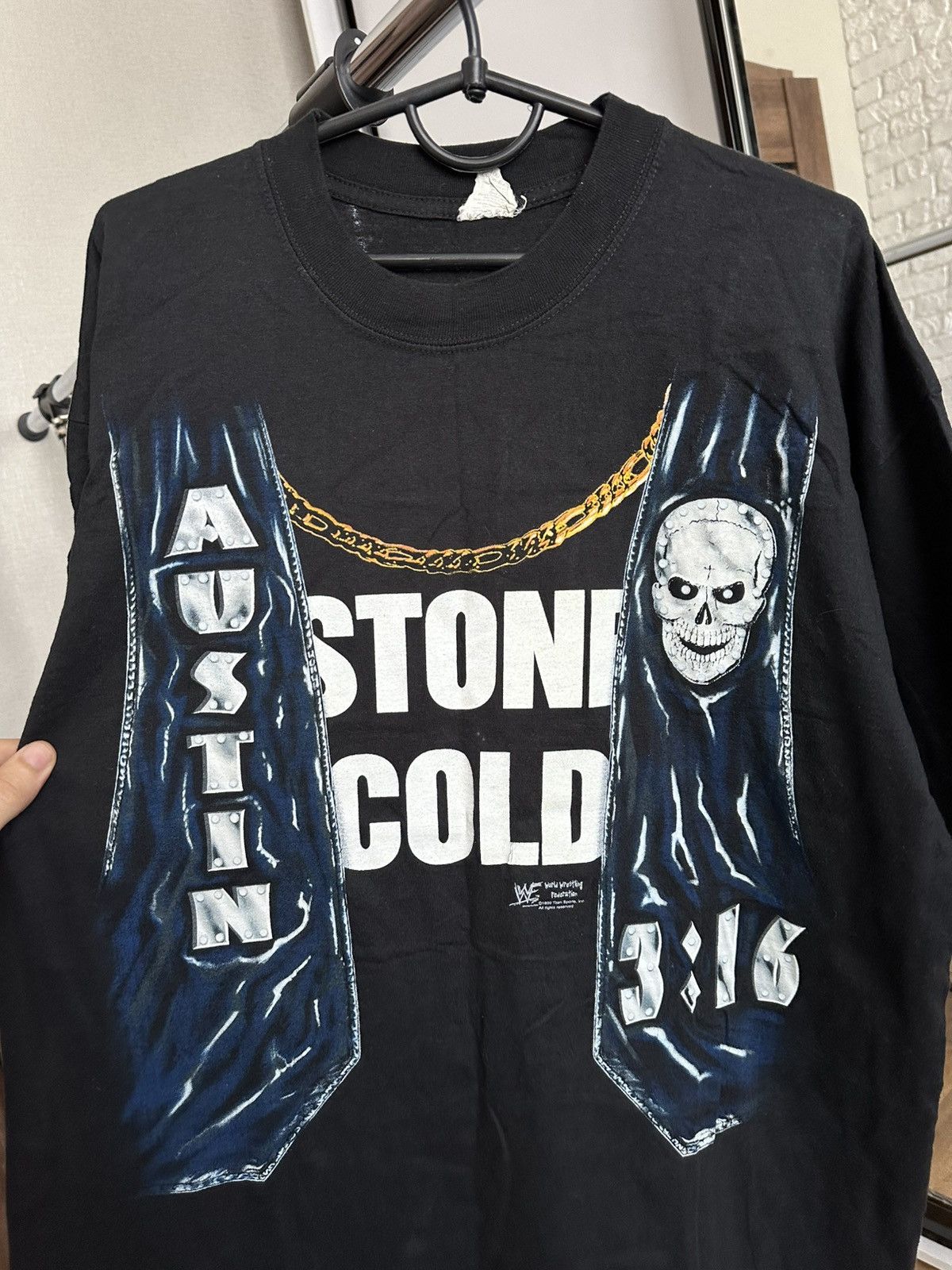 WWE 1999 Steeve Austin Stone Cold Vintage T-Shirt WWE Size US L / EU 52-54 / 3 - 5 Thumbnail