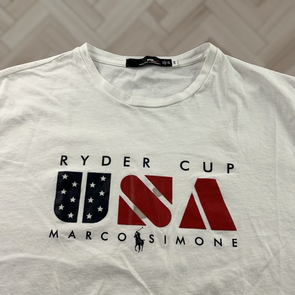RLX Ralph Lauren Ralph Lauren RLX Ryder Cup USA Marco Simone Short Sleeve T Shirt Men's XXL White Size US XXL / EU 58 / 5 - 1 Thumbnail