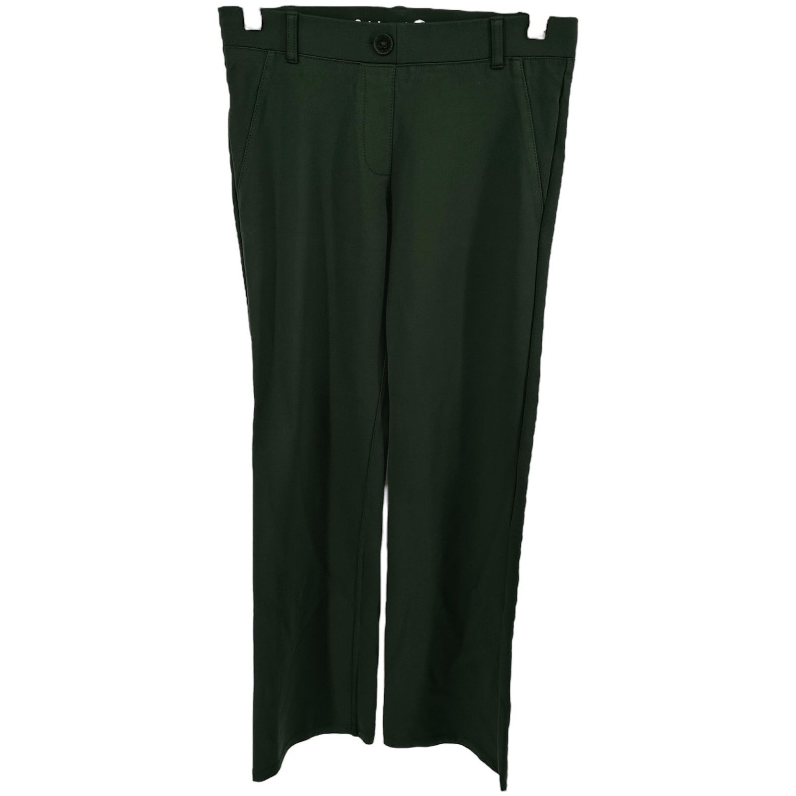 Betabrand Classic Dress Pant Yoga Pant Bootcut Flare Green S