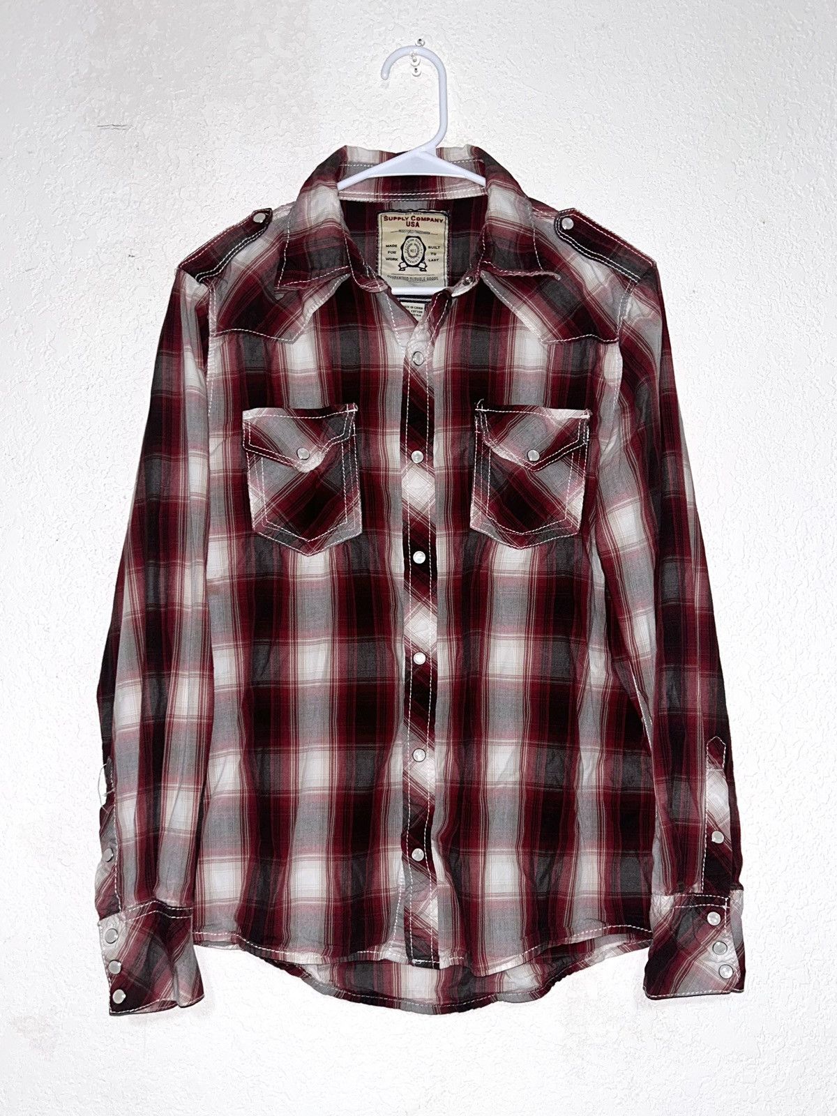 Other Red & Black Button Up Shirt Size US S / EU 44-46 / 1 - 1 Thumbnail