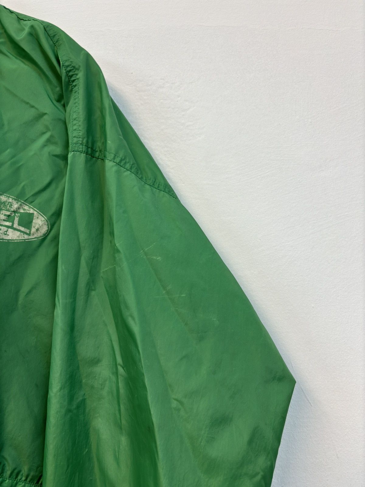 Diesel × Vintage DIESEL VTG Windbreaker Coach Logo Mens Green Nylon Jacket Size US XL / EU 56 / 4 - 4 Thumbnail