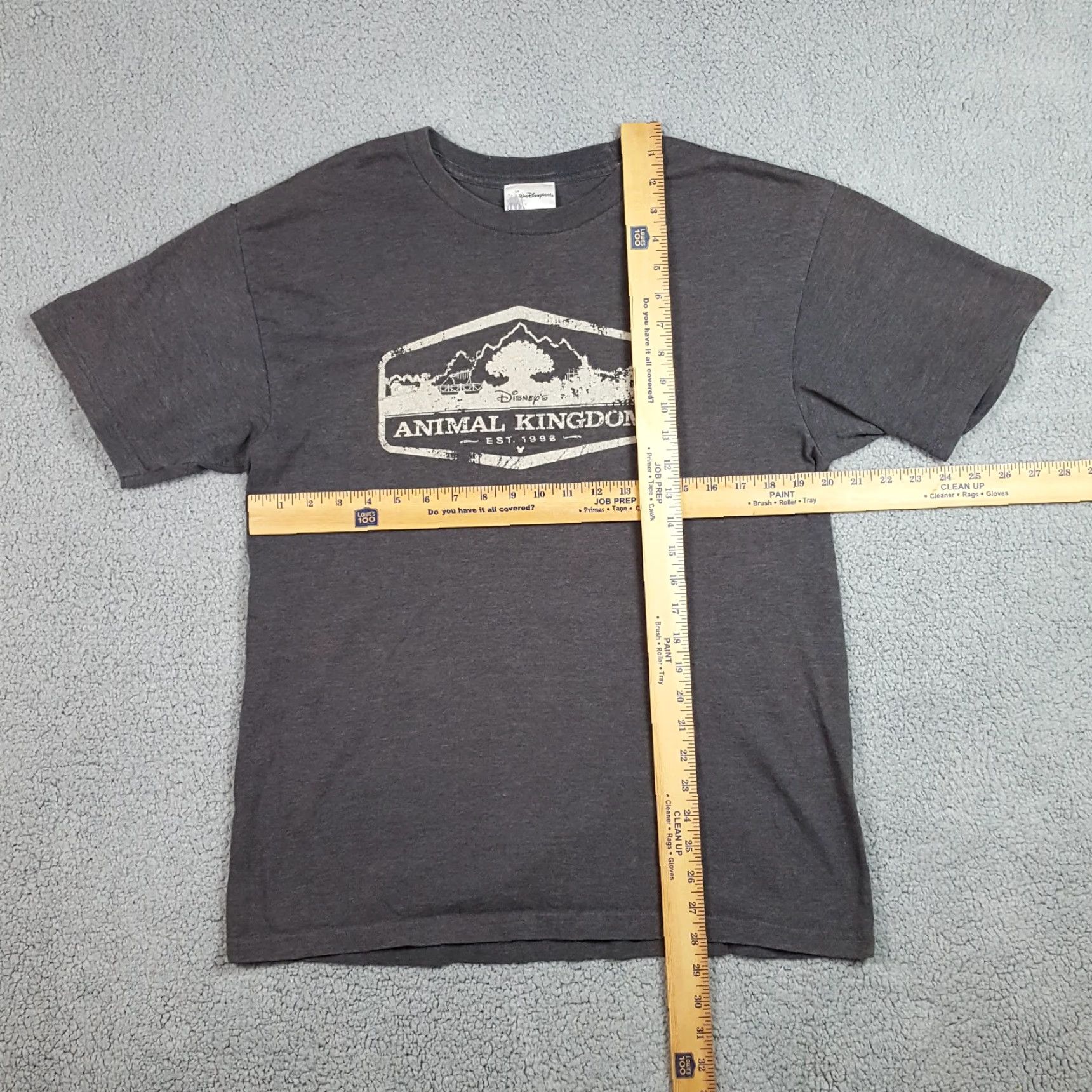 Disney VINTAGE Disney T-Shirt Animal Kingdom Cartoon Theme Park 90s Y2K Gray Medium Men’s Shirt Size US M / EU 48-50 / 2 - 4 Thumbnail