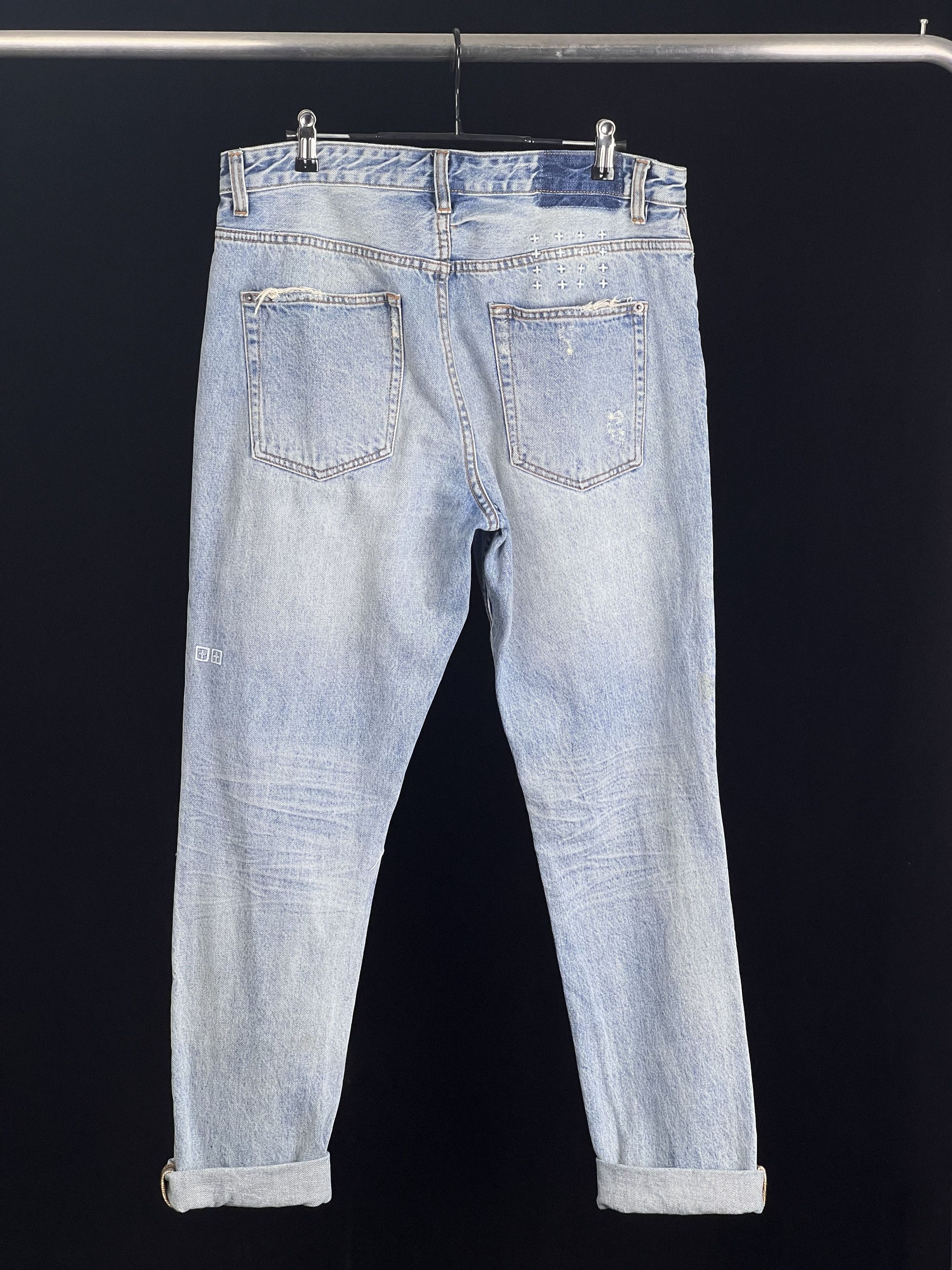 Ksubi Light Wash Denim Knee Abrasion Size 32 Size US 32 / EU 48 - 6 Thumbnail