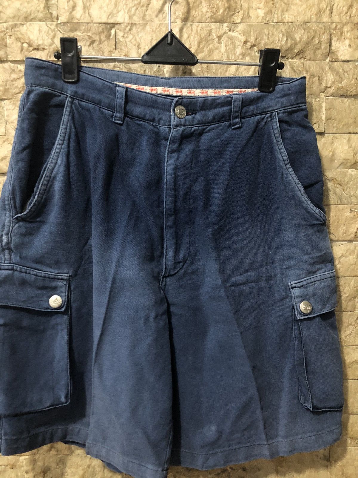 Stussy Vintage Sun faded Stussy Cargo Shorts Size US 30 / EU 46 - 3 Thumbnail