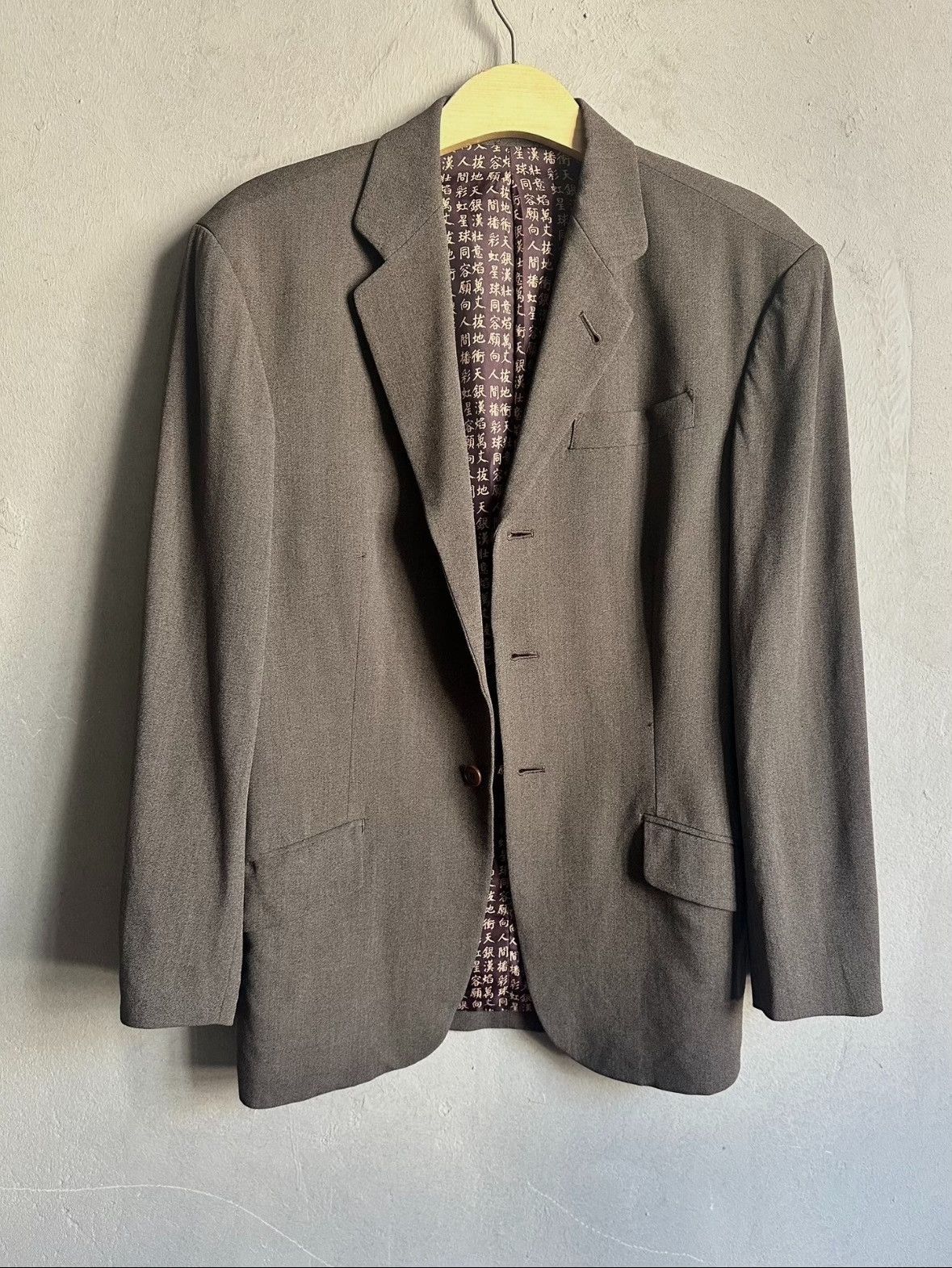 Jean Paul Gaultier Jean Paul Gaultier Homme AW1994 Chinese Character Suit Size US M / EU 48-50 / 2 - 1 Thumbnail