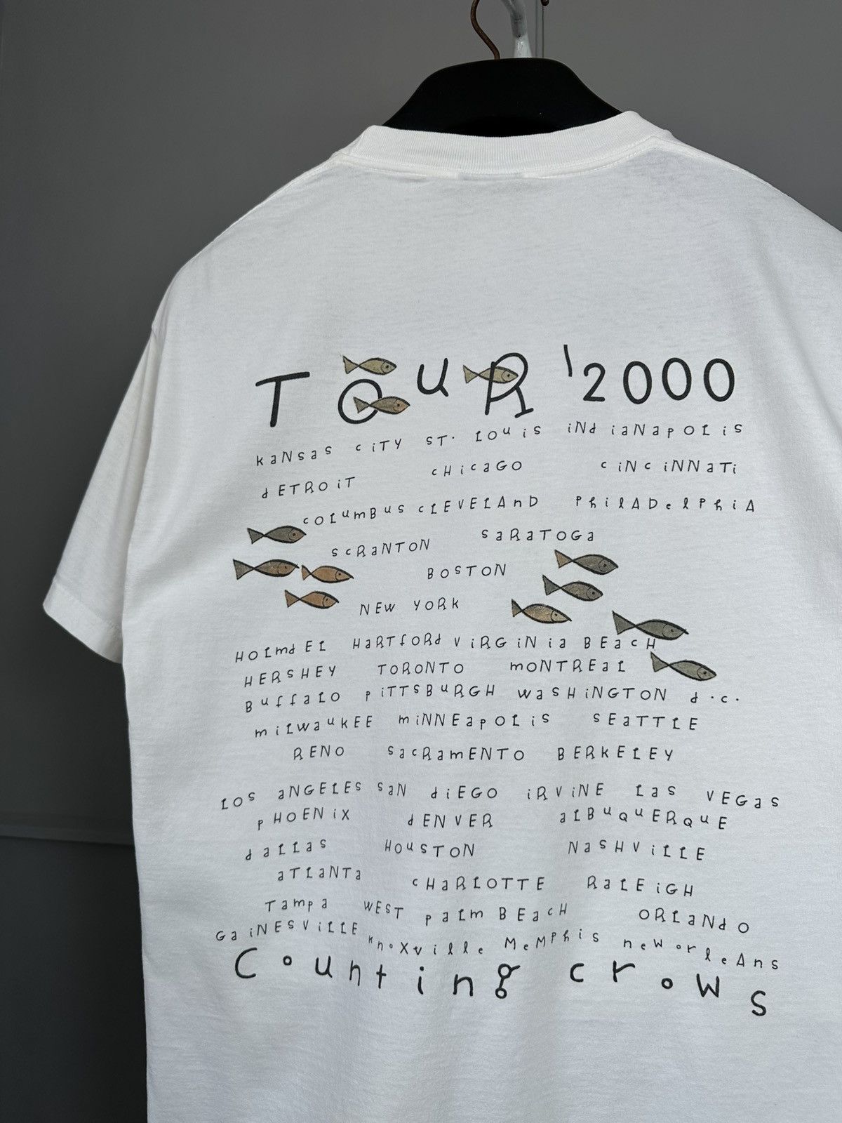 Vintage Vintage 1999 Counting Crows Band Tshirt Size US M / EU 48-50 / 2 - 7 Thumbnail