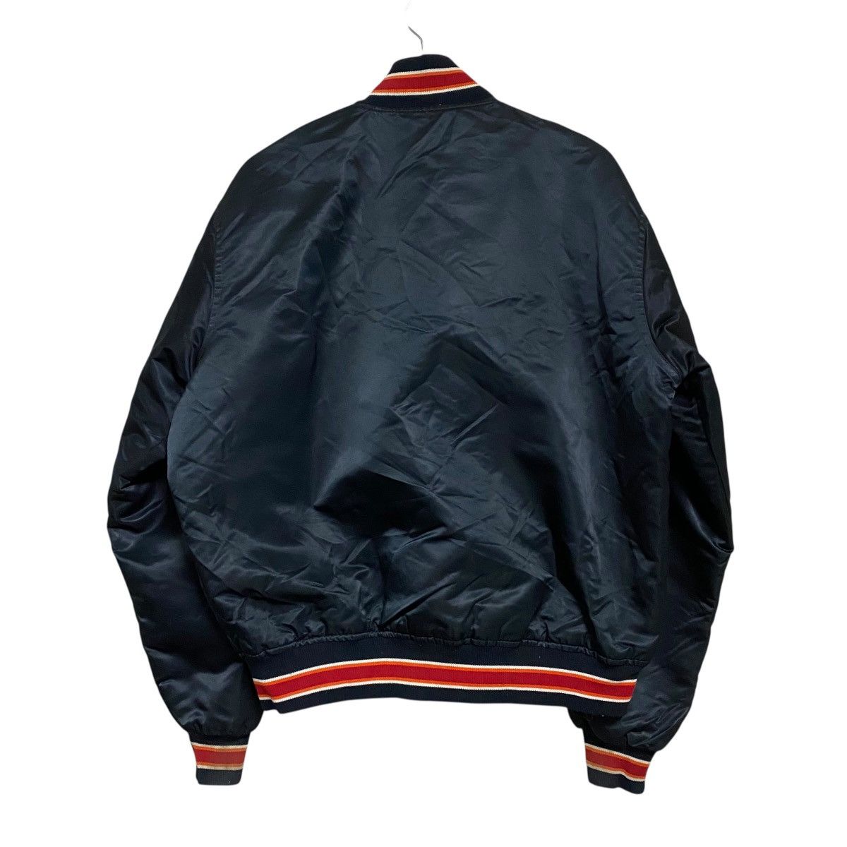 NBA Vintage 80s Miami Heat Sateen Bomber Jacket Starter Size US L / EU 52-54 / 3 - 2 Thumbnail