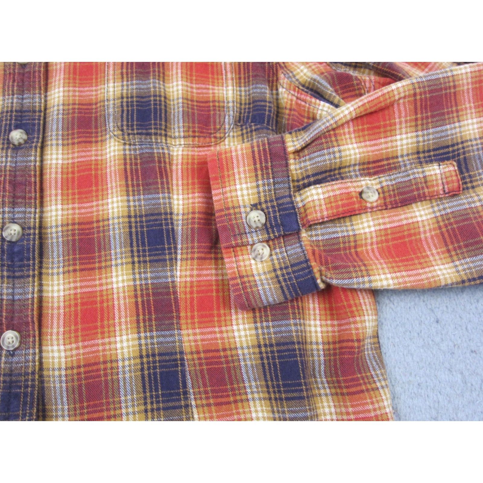 Vintage Duluth Shirt Womens L Orange Plaid Flannel Button-Up Cotton Western Shirt Women L Orange Plaid Flannel Button-Up Duluth Shirt Western Size L / US 10 / IT 46 - 4 Thumbnail
