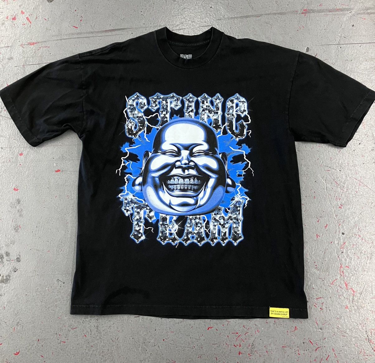 Awful Lot of Cough Syrup x Stinc Team Buddha Tee T-Shirt XL