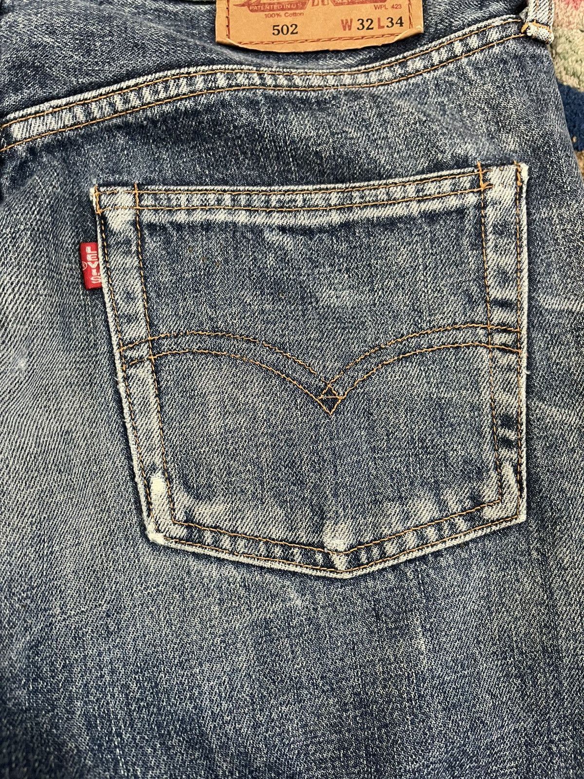Levi's Vintage Levi’s 502 Big E Selvedge Denim Size US 31 - 11 Thumbnail