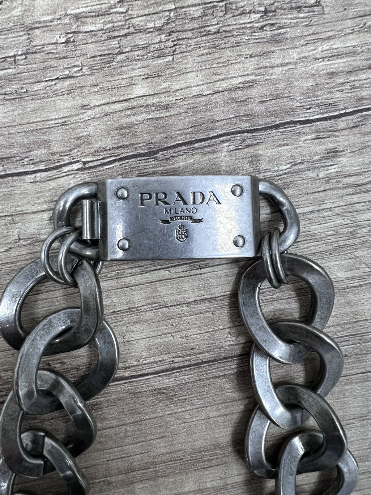 Prada × Vintage RAREVINTAGE PRADA COLLIER in Metallo Nacklace Crystal Size ONE SIZE - 3 Thumbnail