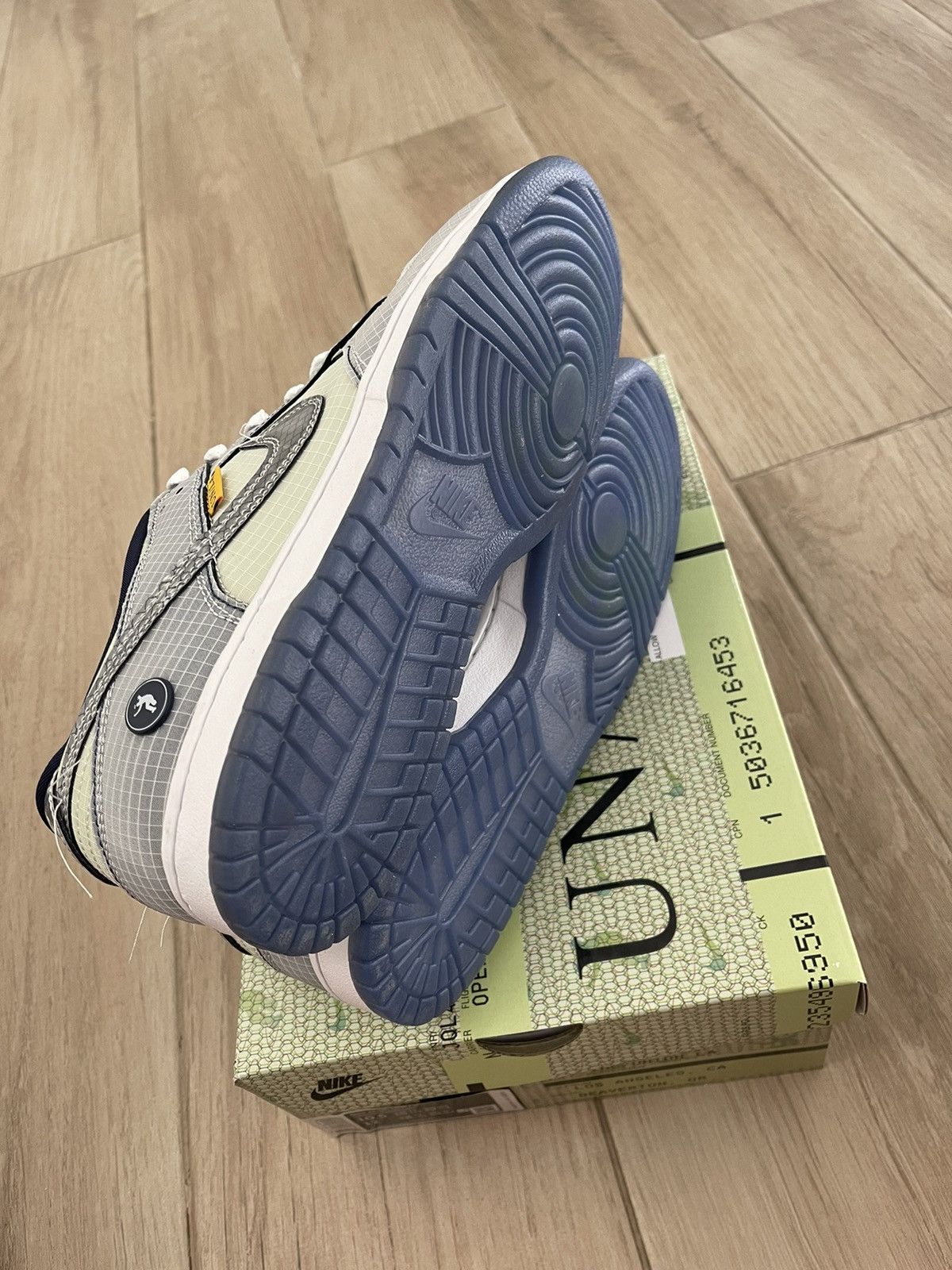 Nike Union LA Dunk Low Passport Pack Pistachio 2022 Size US 10.5 / EU 43-44 - 8 Thumbnail