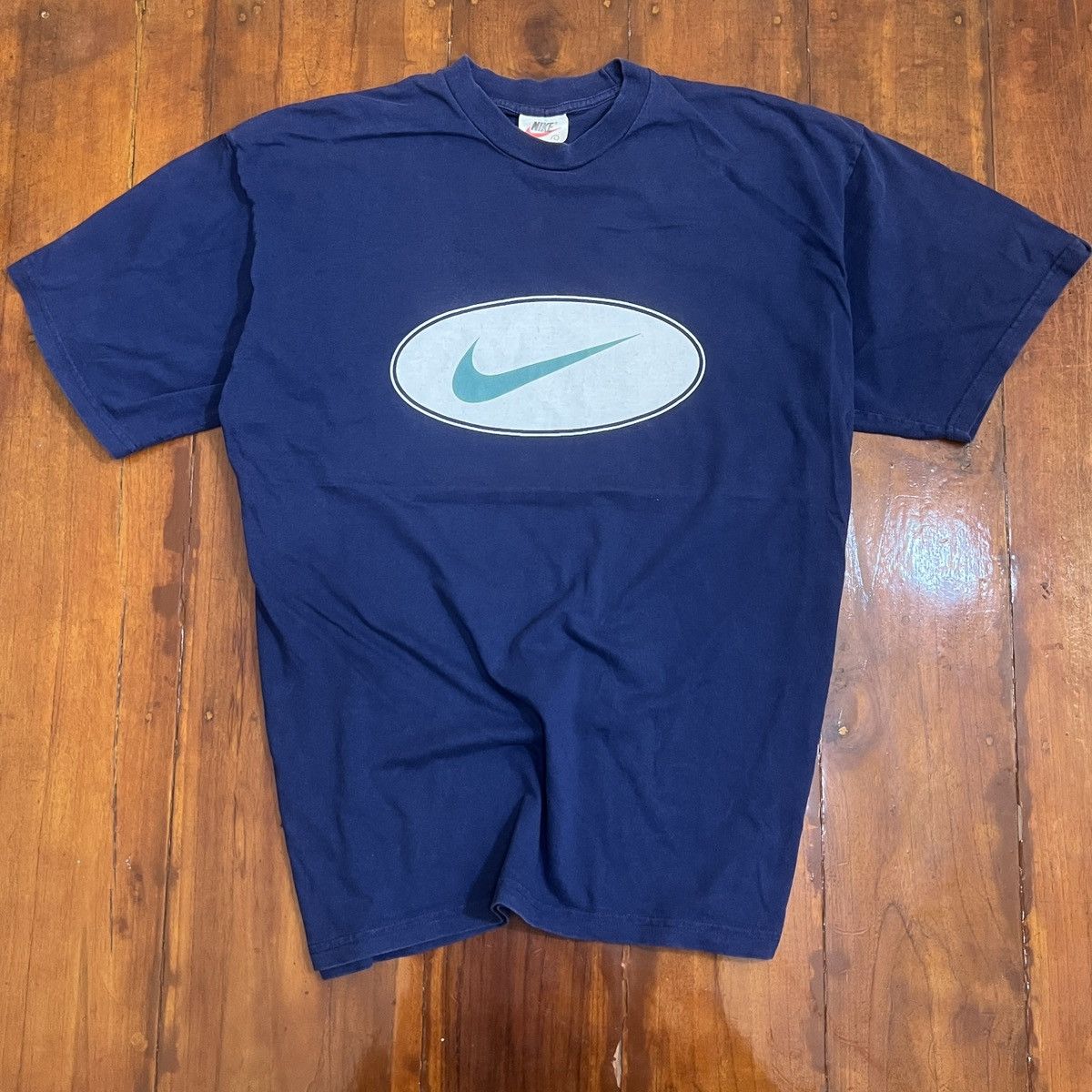 Nike Vintage Nike oval Size US L / EU 52-54 / 3 - 1 Thumbnail