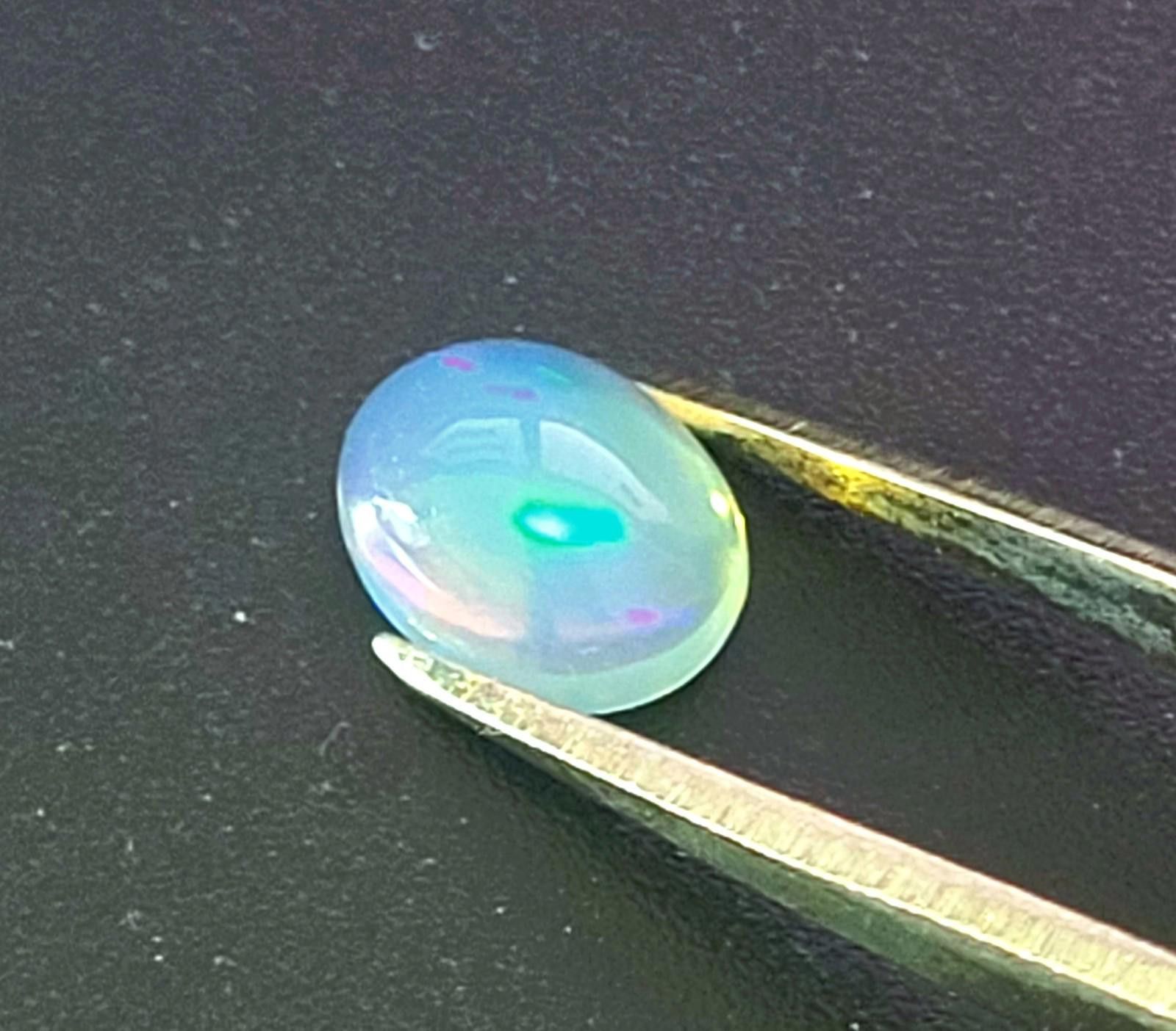 Certified Natural Opal 1.67ct Cabochon Fire Brilliant Color