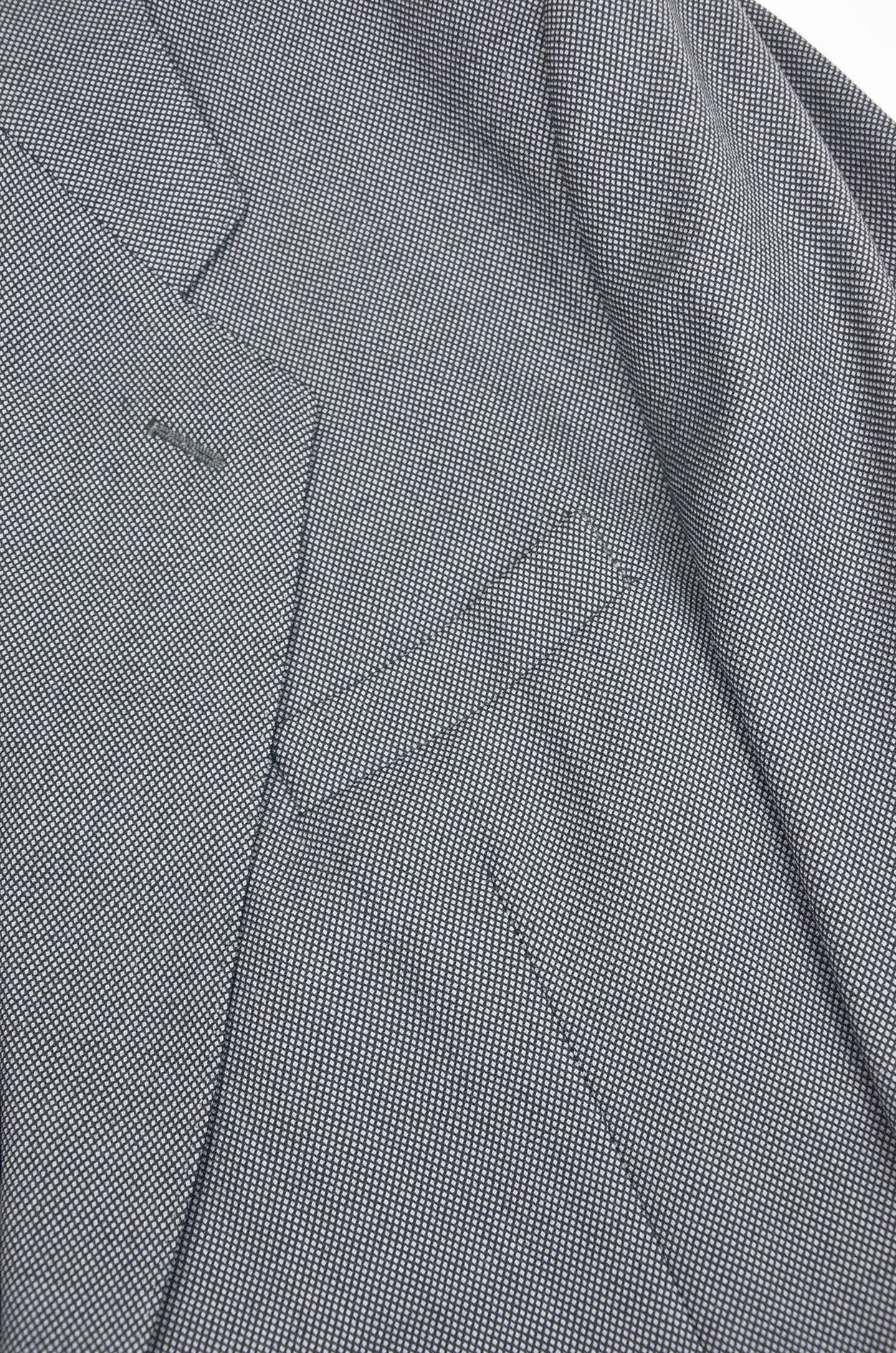 Burberry Burberrys Vintage Wool Blazer – Gray Micro-Check – Size L Size 52R - 4 Thumbnail