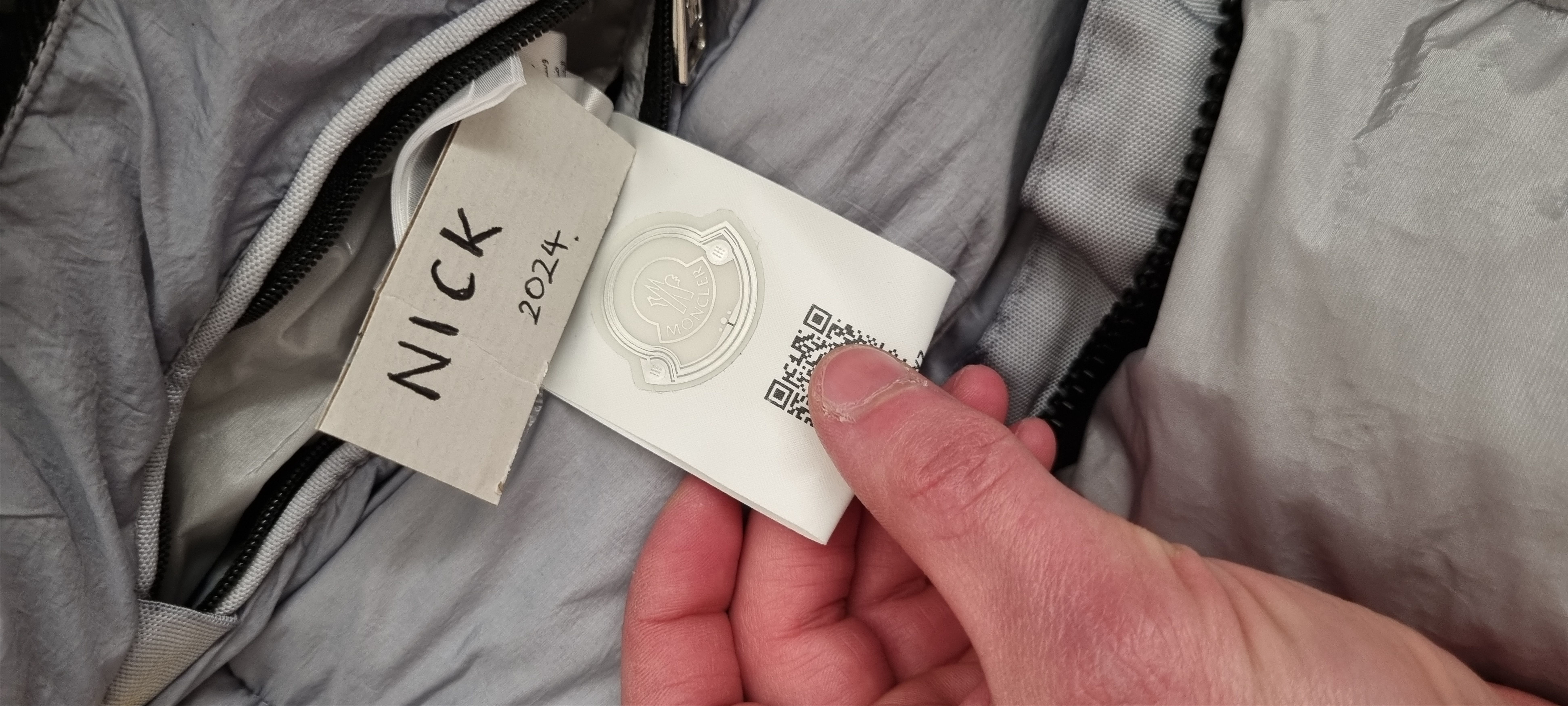 1017 ALYX 9SM × Moncler MONCLER ALYX Phobos Rollercoaster buckle Silver Jacket size3 Size US L / EU 52-54 / 3 - 16 Thumbnail