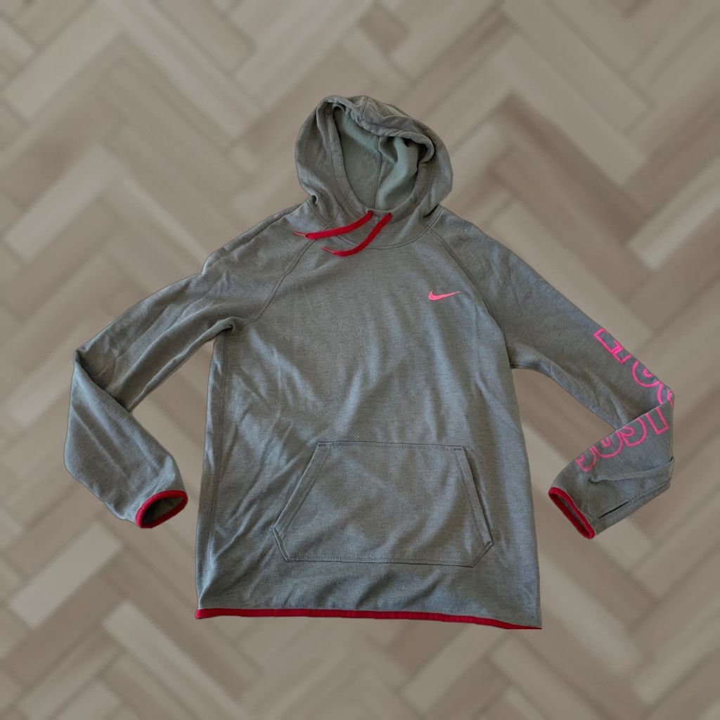 Nike Nike Just Do It Mock Neck Lightweight Hoodie Sweatshirt Gray Women's M Size M / US 6-8 / IT 42-44 - 1 Thumbnail