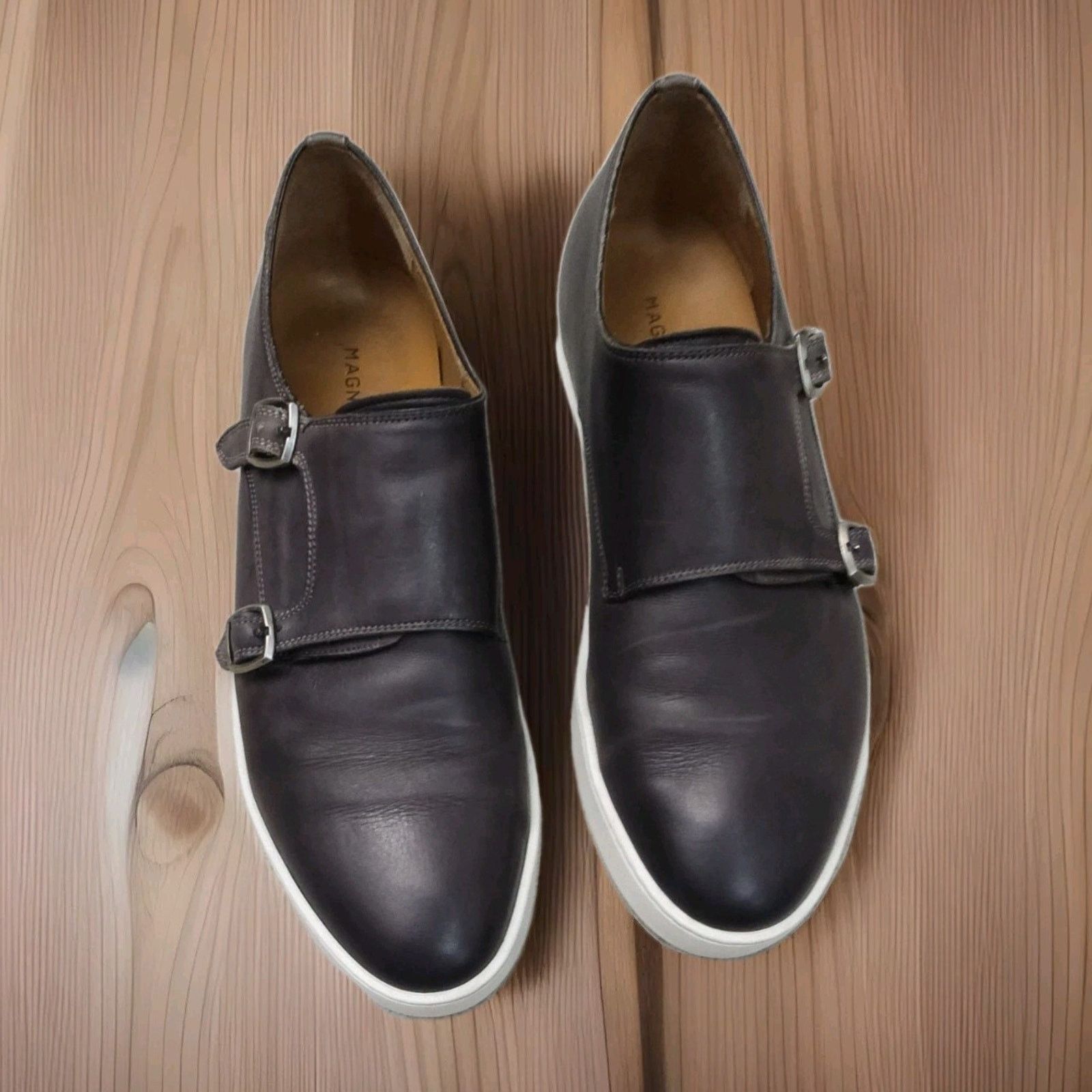 Magnanni Magnanni Latham Men's Brown Leather Shoes Size 9.5 Size US 9.5 / EU 42-43 - 5 Thumbnail