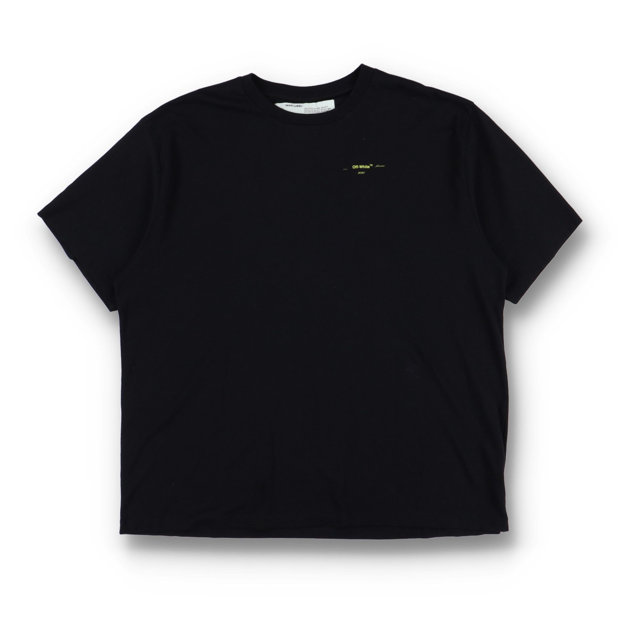 Black and Yellow Acrylic Arrows Logo Oversized T-Shirt