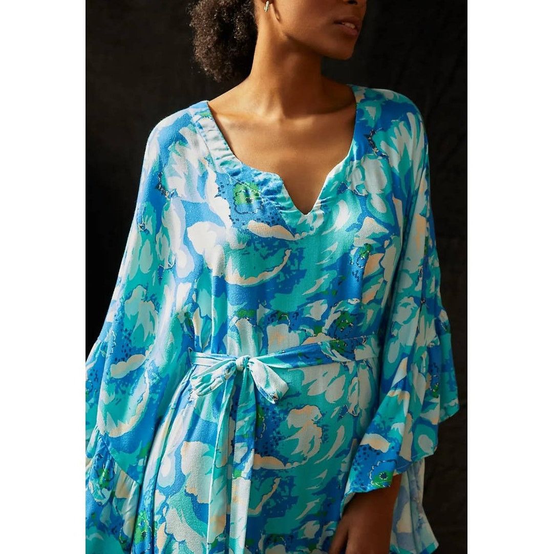 Anthropologie New Anthropologie Bel Kazan Floral Kaftan $150 ONESIZE Size ONE SIZE - 2 Thumbnail