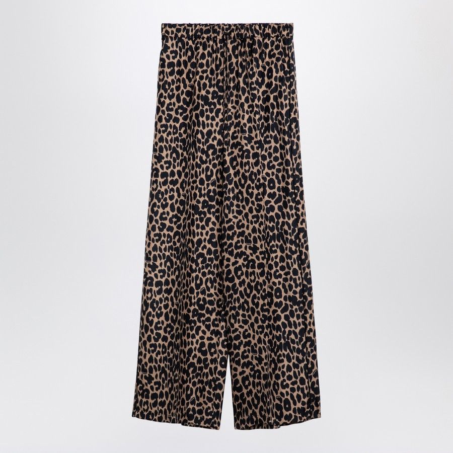 Max Mara o1d2blof0824 Print Trousers in Leopard Size 27" / US 4 / IT 40 - 1 Thumbnail
