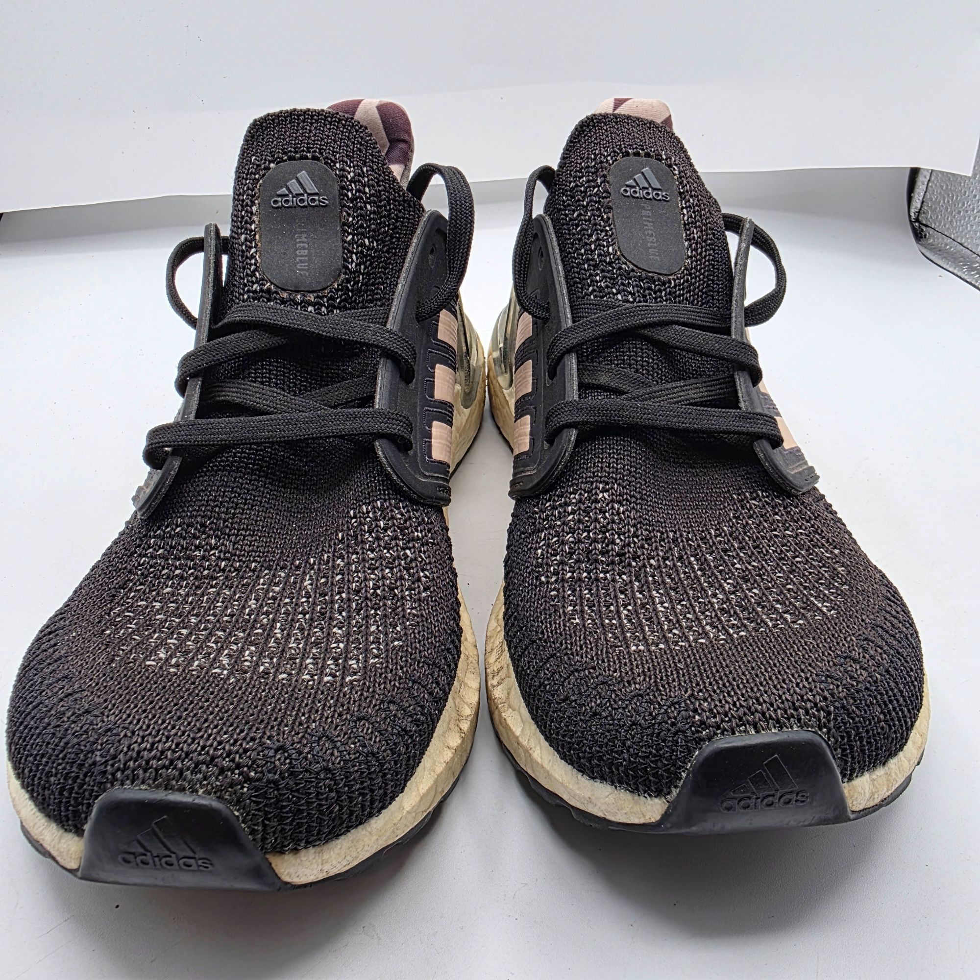Adidas Adidas Ultraboost 20 Womens Size 6 Black Pink Athletic Runni Size US 6 / IT 36 - 2 Thumbnail