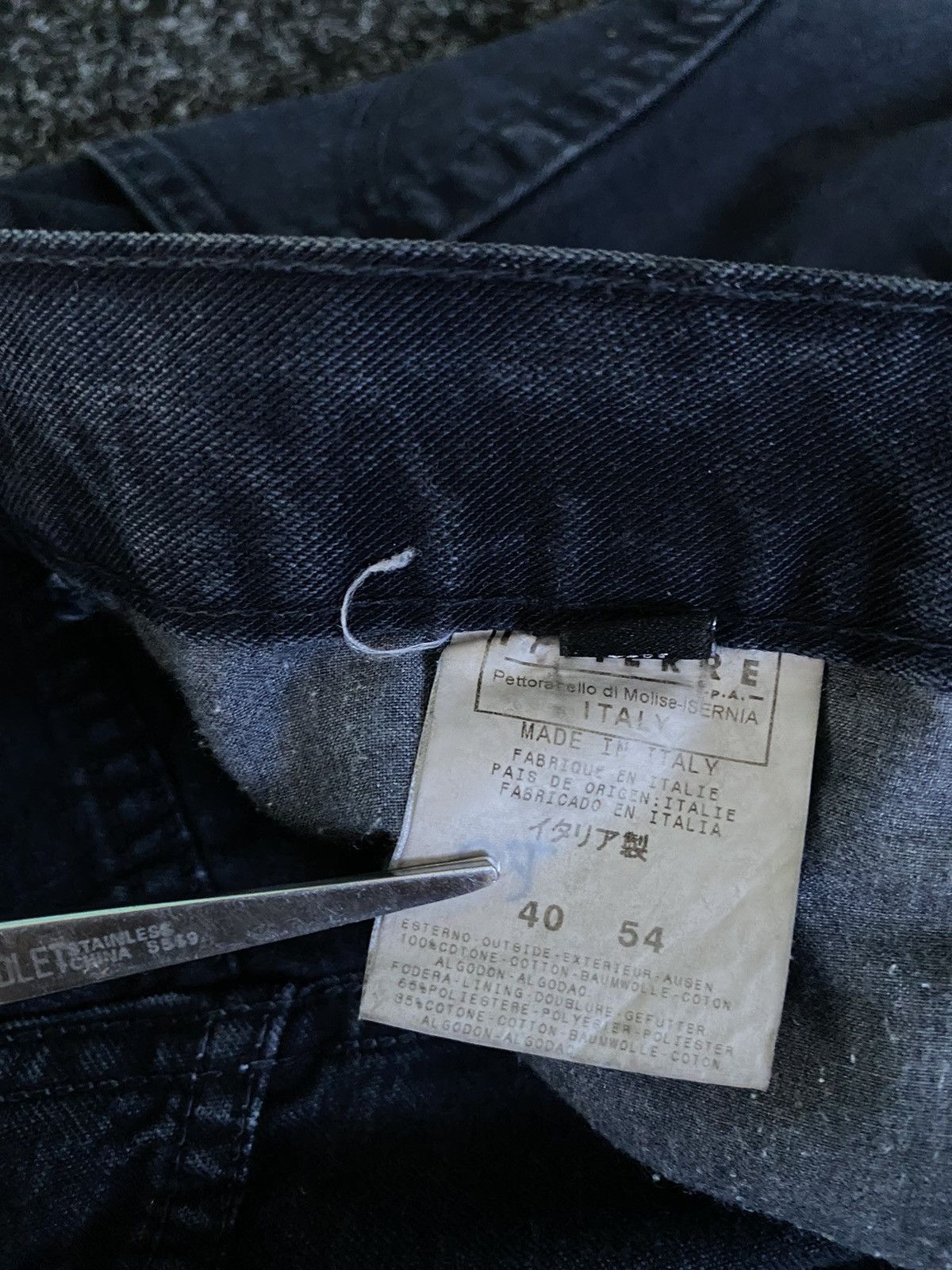Dolce & Gabbana Dolce & Gabbana Double BIG LOGO Faded Black Denim Pants Size US 37 - 15 Thumbnail