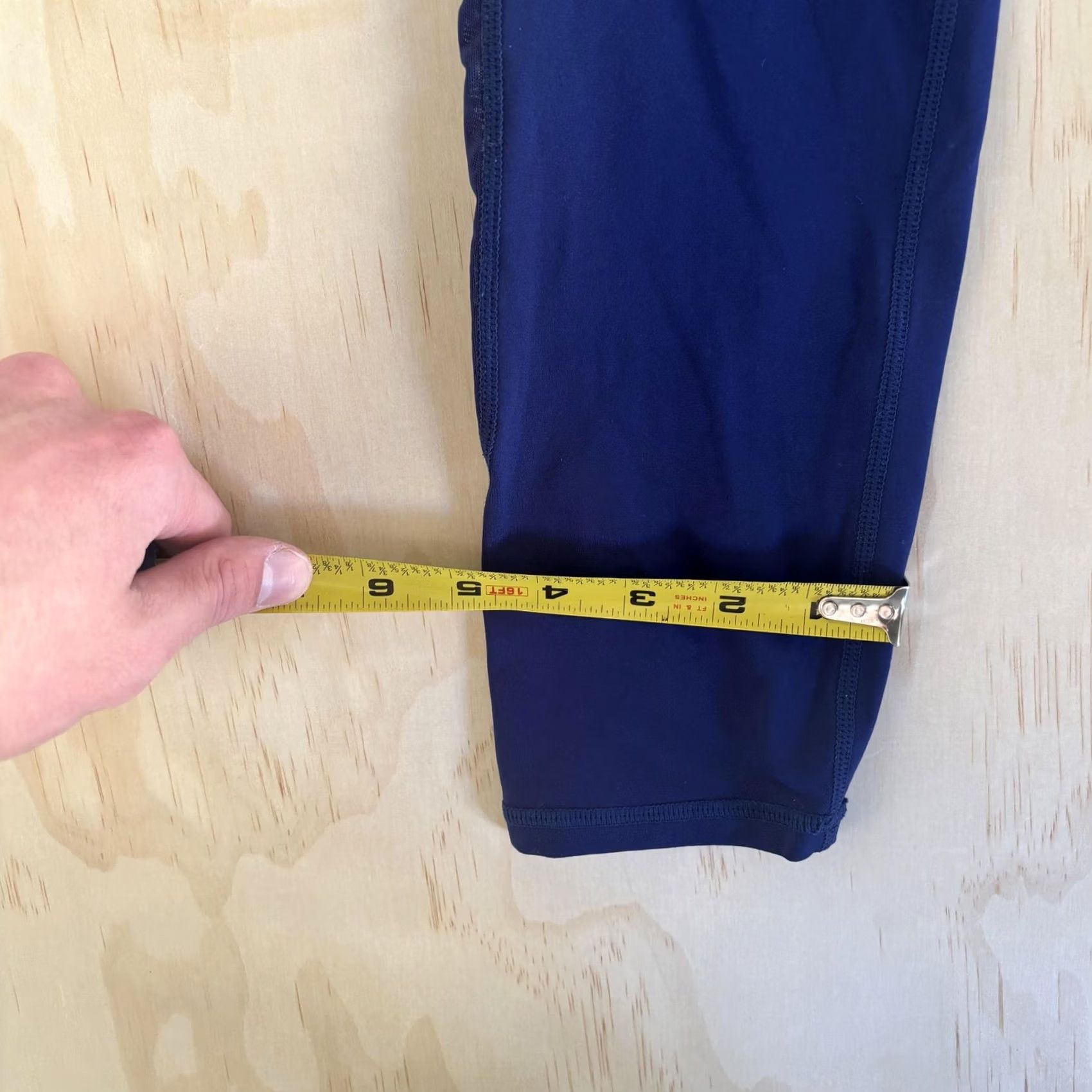 Fabletics Fabletics Leggings Womens Medium Blue High Rise Ankle Reflective Pockets Running Size 32" / US 10 / IT 46 - 6 Thumbnail