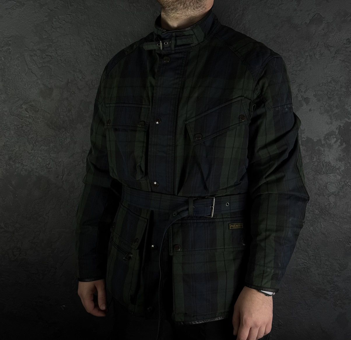 Polo Ralph Lauren Vintage Polo Ralph Lauren Mens Waxed Belted Motorcycl Jacket Size US XL / EU 56 / 4 - 1 Thumbnail