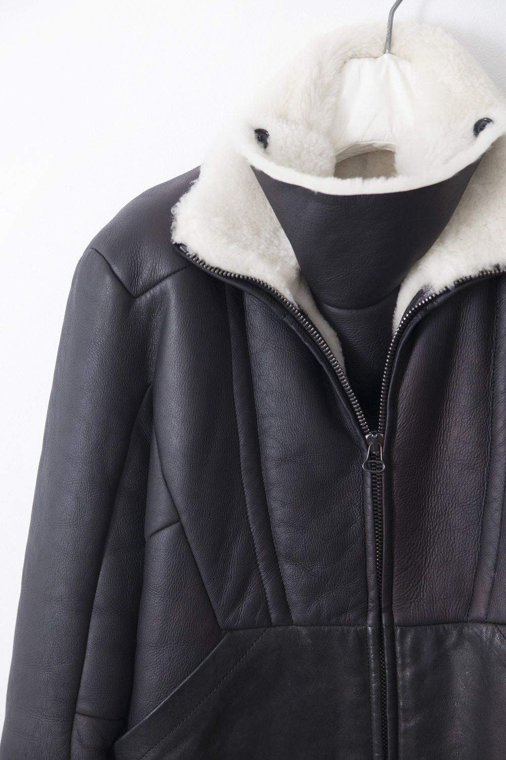 Giuliano Fujiwara AW10 Geo shearling leather jacket Size US S / EU 44-46 / 1 - 3 Thumbnail
