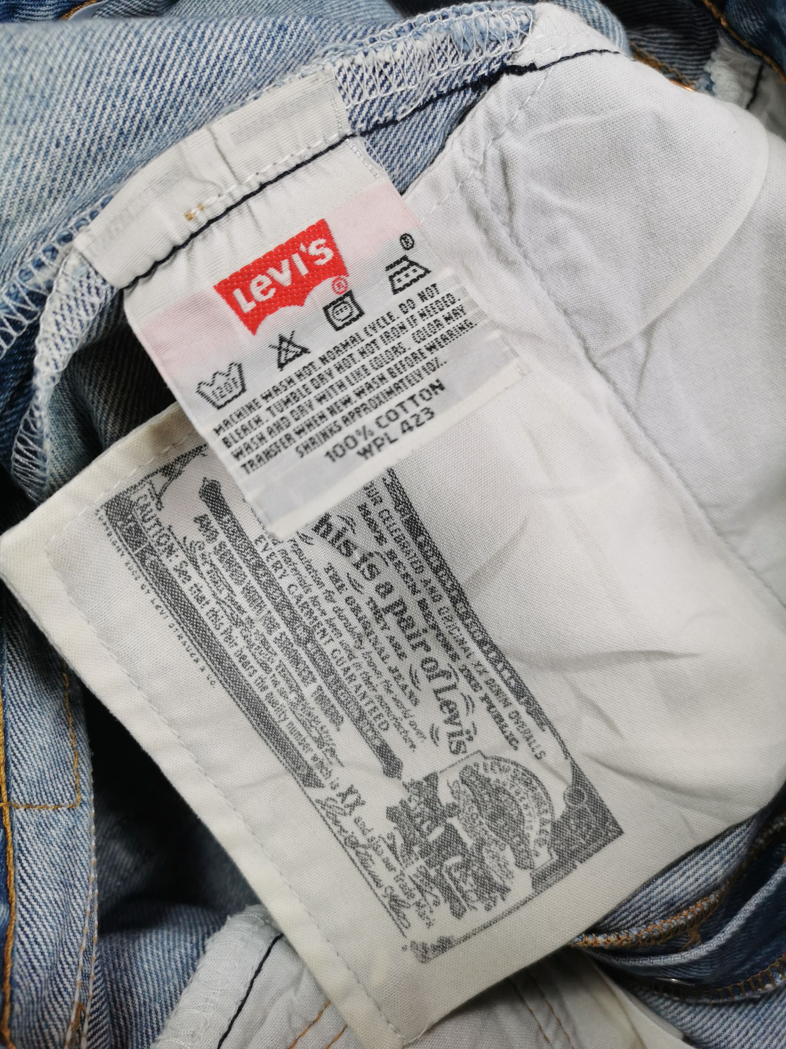 Levi's Vintage Levis 501xx Distressed Jeans Size US 32 / EU 48 - 11 Thumbnail