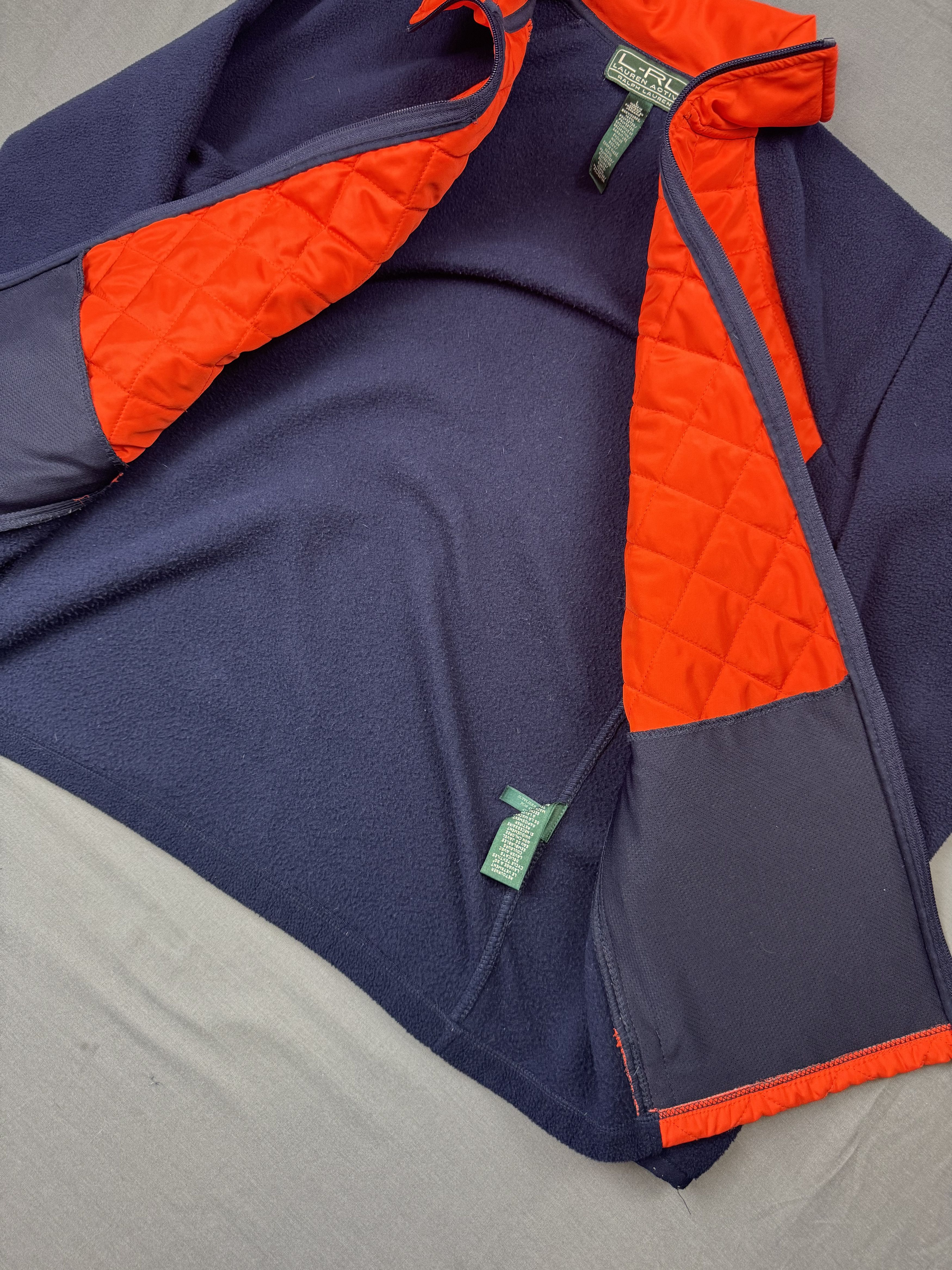Lauren Ralph Lauren Lauren Ralph Lauren Quilted Fleece Jacket Lightweight Size L / US 10 / IT 46 - 5 Thumbnail