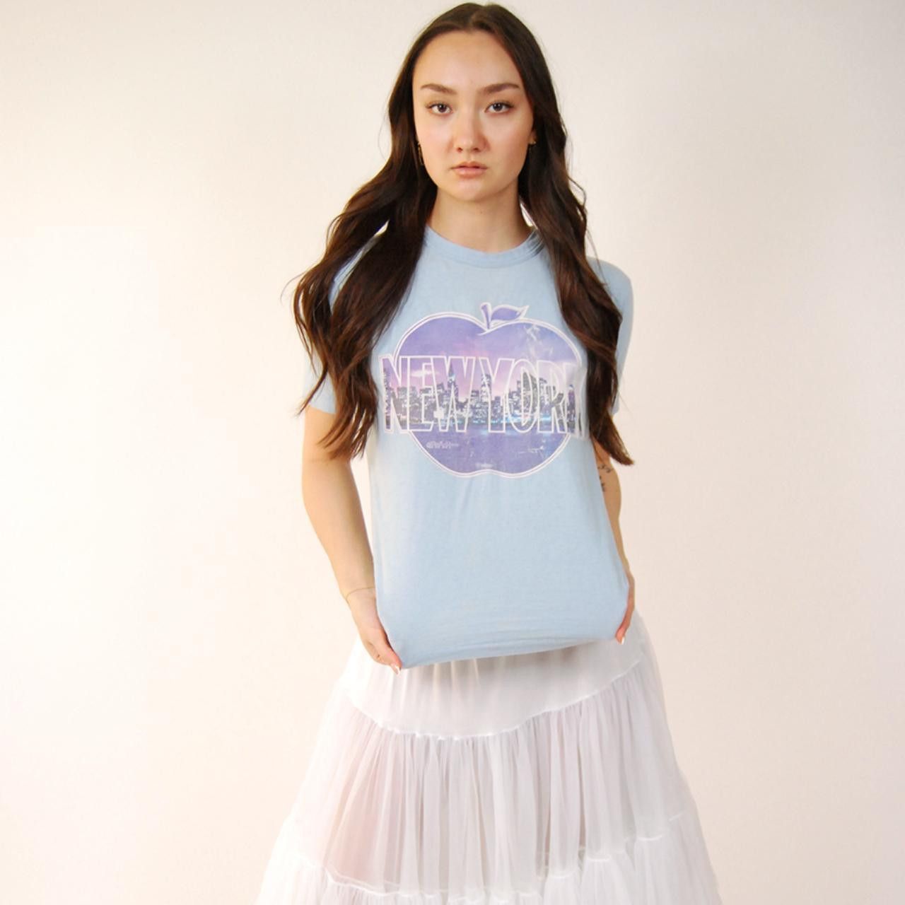 Vintage 70s New York City T-shirt (M) light blue vintage nyc medium Size US M / EU 48-50 / 2 - 1 Thumbnail