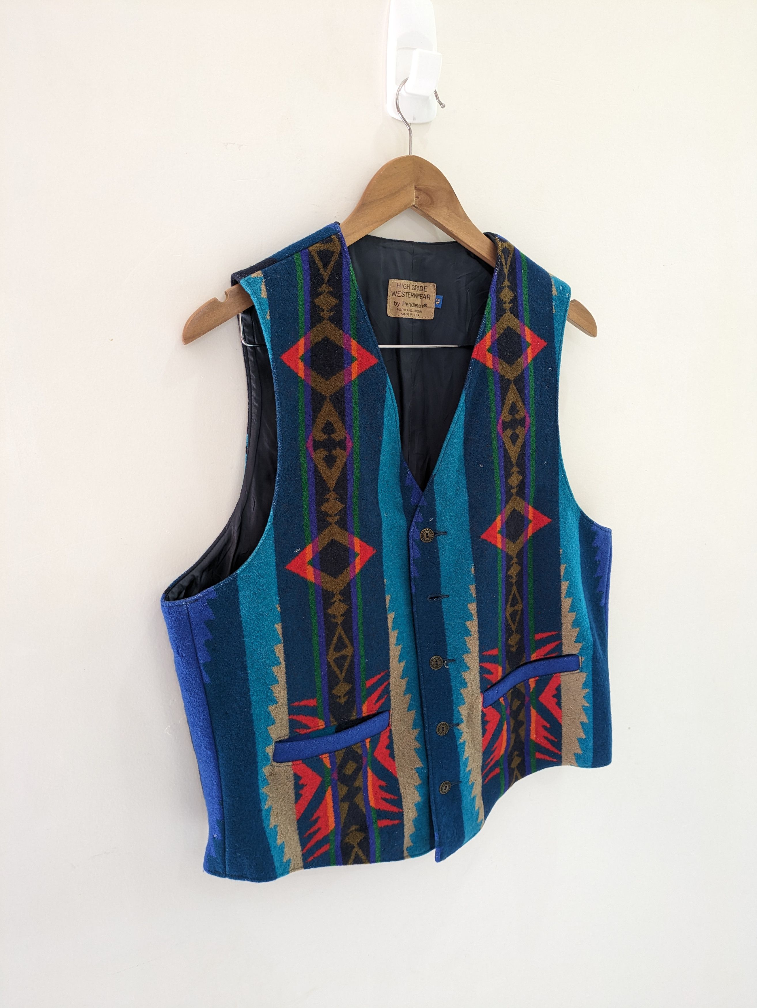 Pendleton Vintage Pendleton Navajo Vest Size US M / EU 48-50 / 2 - 2 Thumbnail