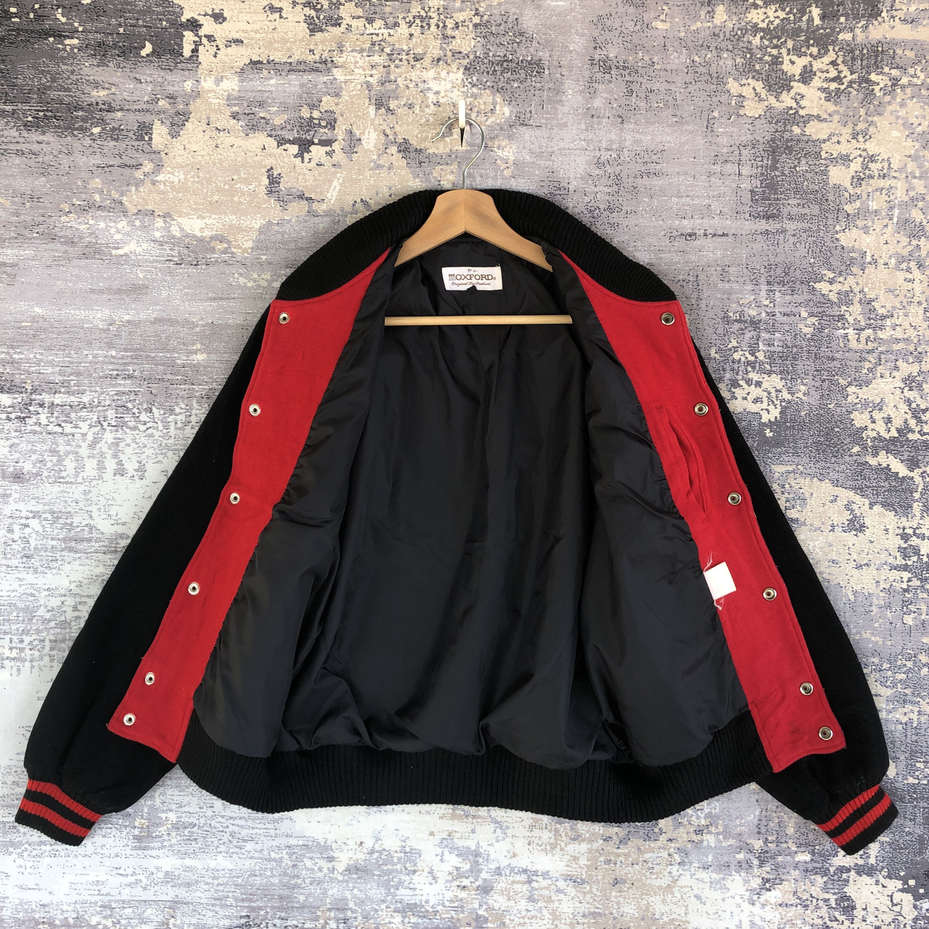 Japanese Brand × Vintage Vintage Oxford Japanese Varsity Jacket Japanese Wool Jacket Size US M / EU 48-50 / 2 - 5 Thumbnail