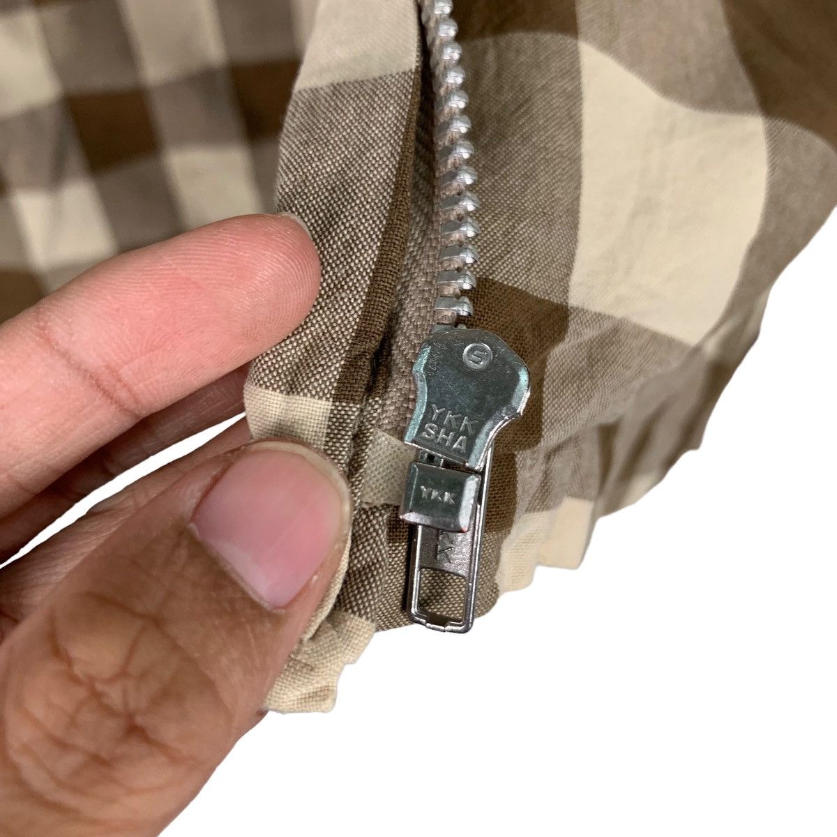 Japanese Brand BEARSURFBOARDS Checked Collared Jacket #0388-C18 Size US M / EU 48-50 / 2 - 15 Thumbnail