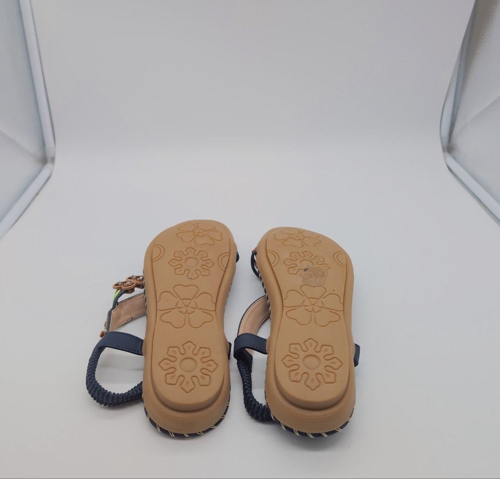 Other Embellished Navy Sandals Cool BOHO style Sz 6 Size US 6 / IT 36 - 7 Thumbnail
