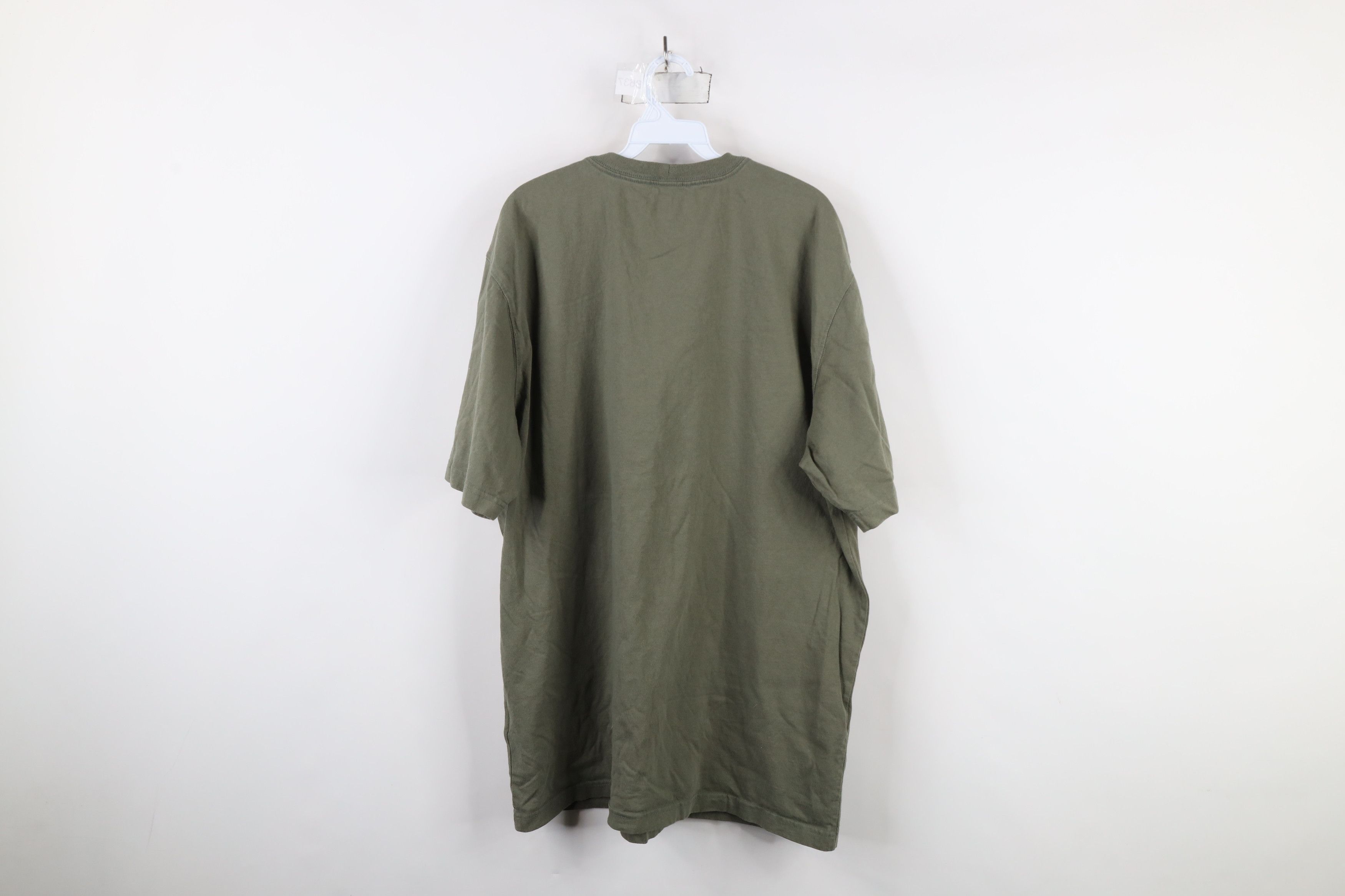 Carhartt × Vintage Vintage Y2K Carhartt Loose Fit Pocket T-Shirt Olive Green Size US L / EU 52-54 / 3 - 9 Thumbnail