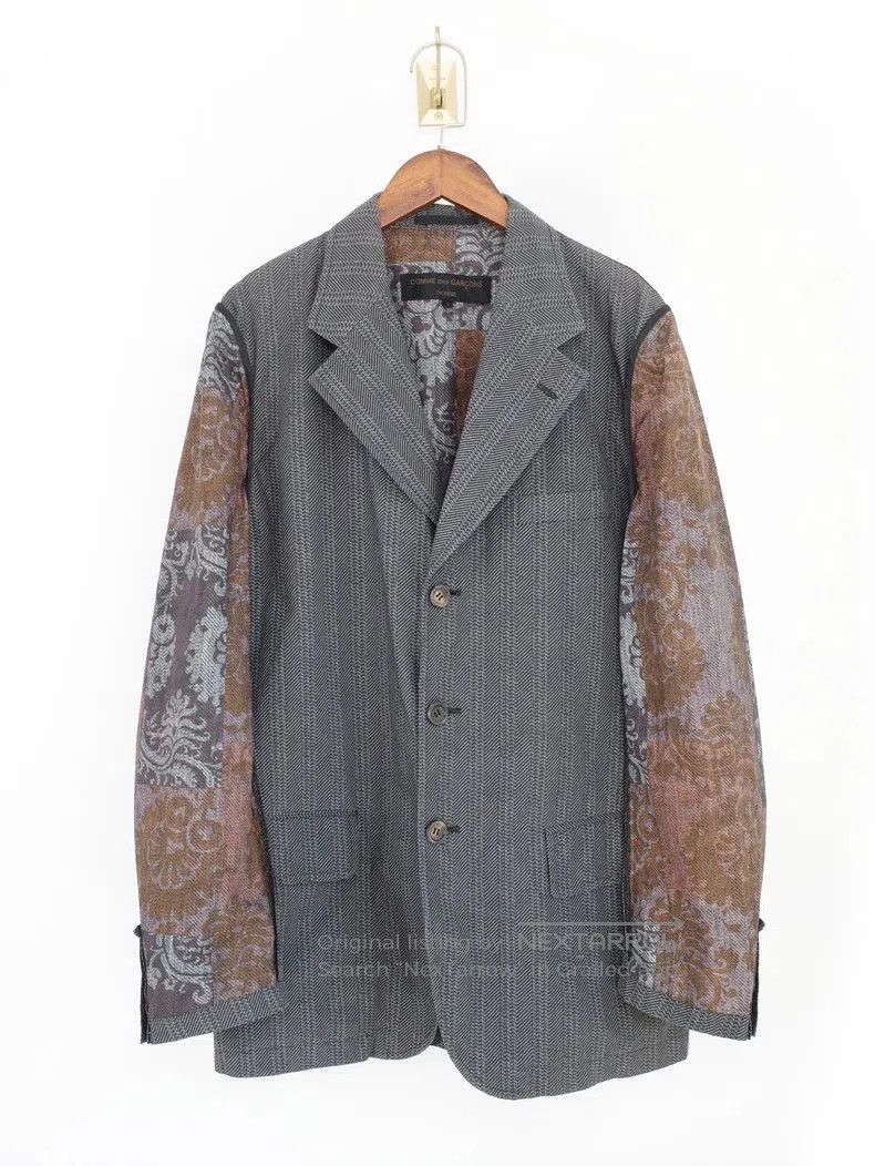 Comme des Garcons COMME des GARCONS 2003 Floral Gray Blazer. Size US M / EU 48-50 / 2 - 2 Thumbnail