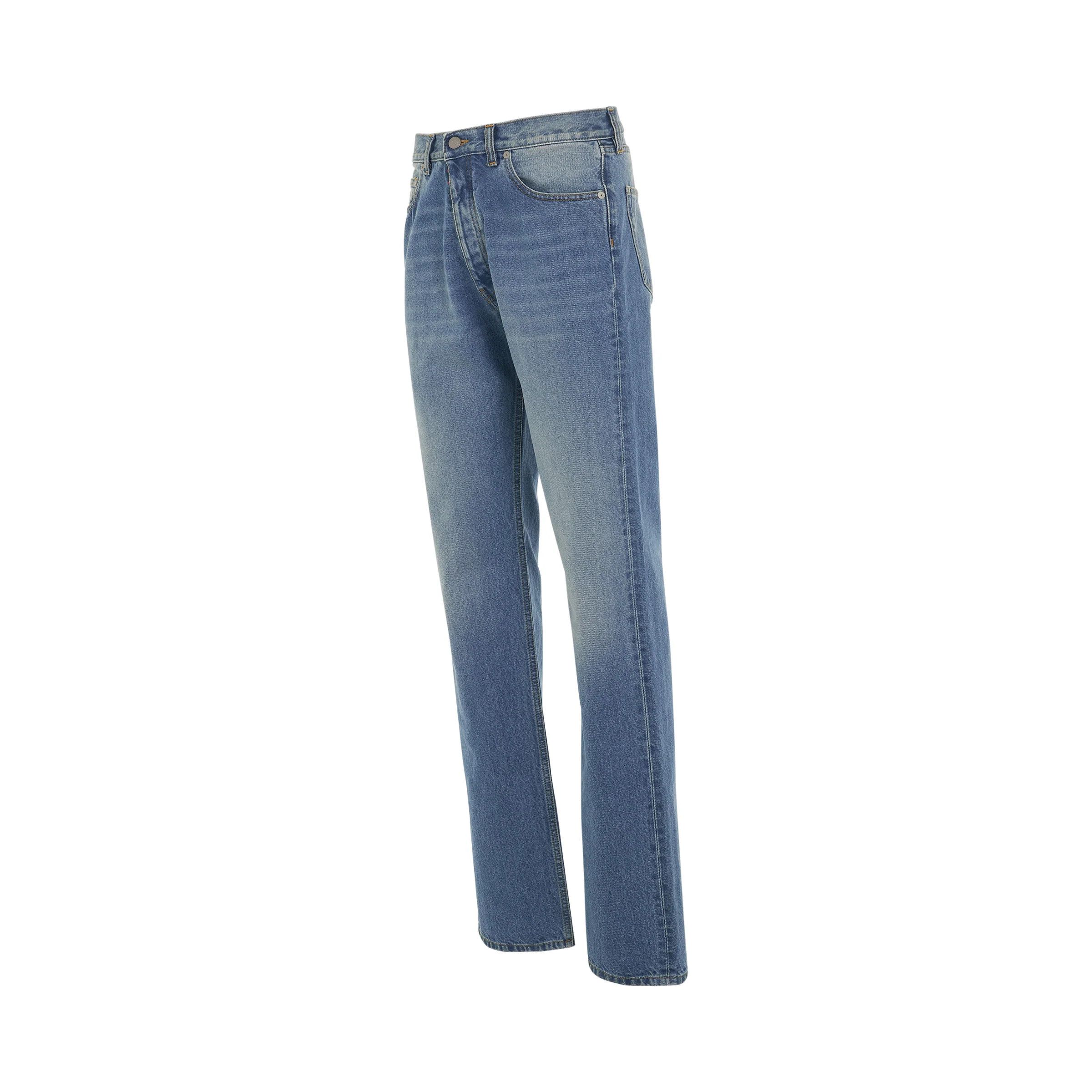 Maison Margiela o1mris0824 Denim Jeans in Blue Size US 30 / EU 46 - 2 Thumbnail