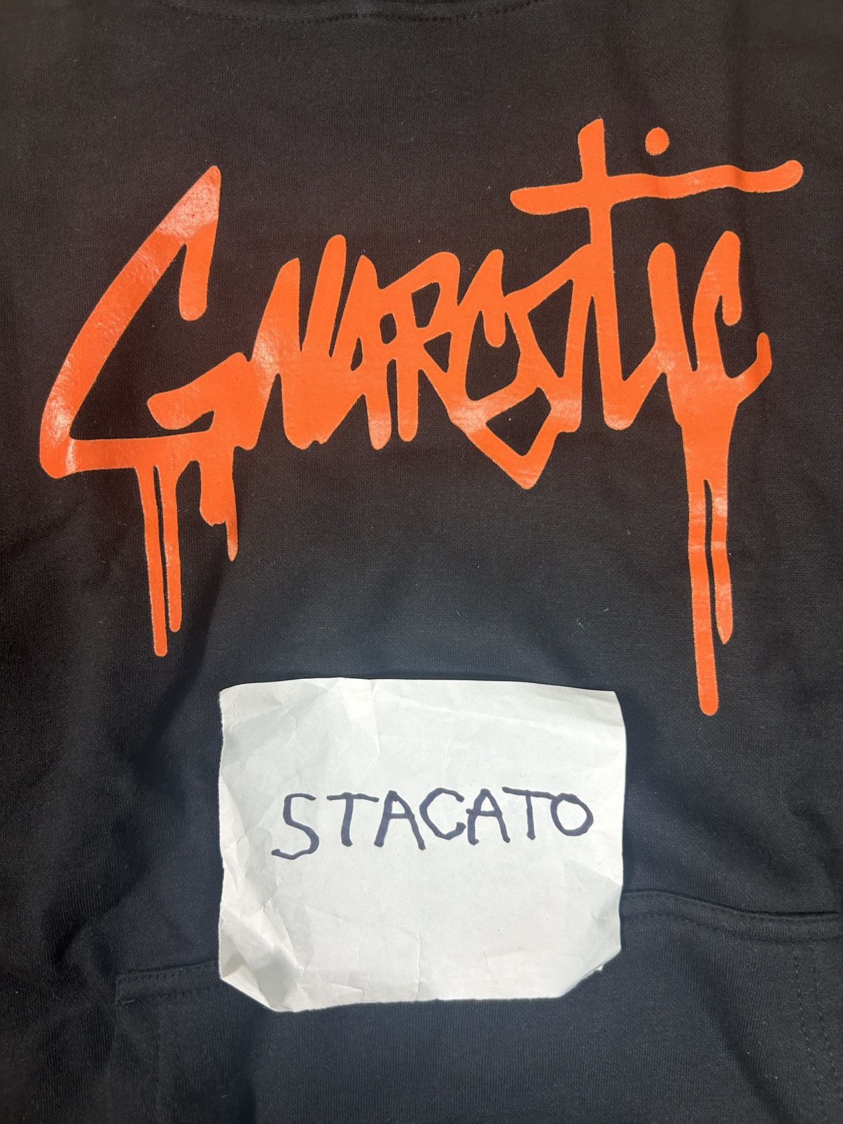 Gnarcotic × Rap Tees Gnarcotic Lil Gnar Drip Logo Hoodie Black/Orange Size US M / EU 48-50 / 2 - 5 Thumbnail